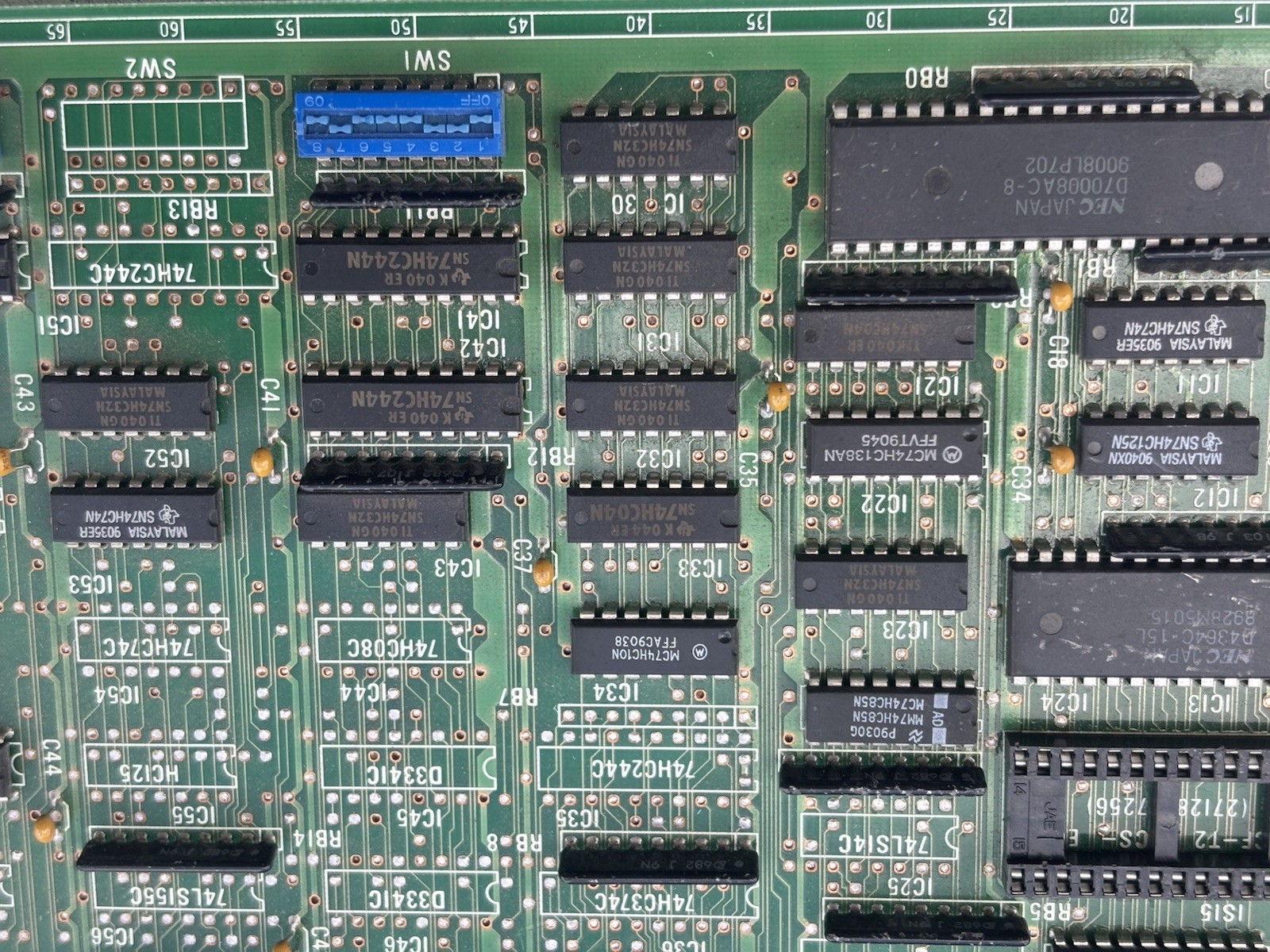 Rare Mystery 1991 NEC Arcade PCB Dual Stack Board SP-464 PZ-M177 Untested