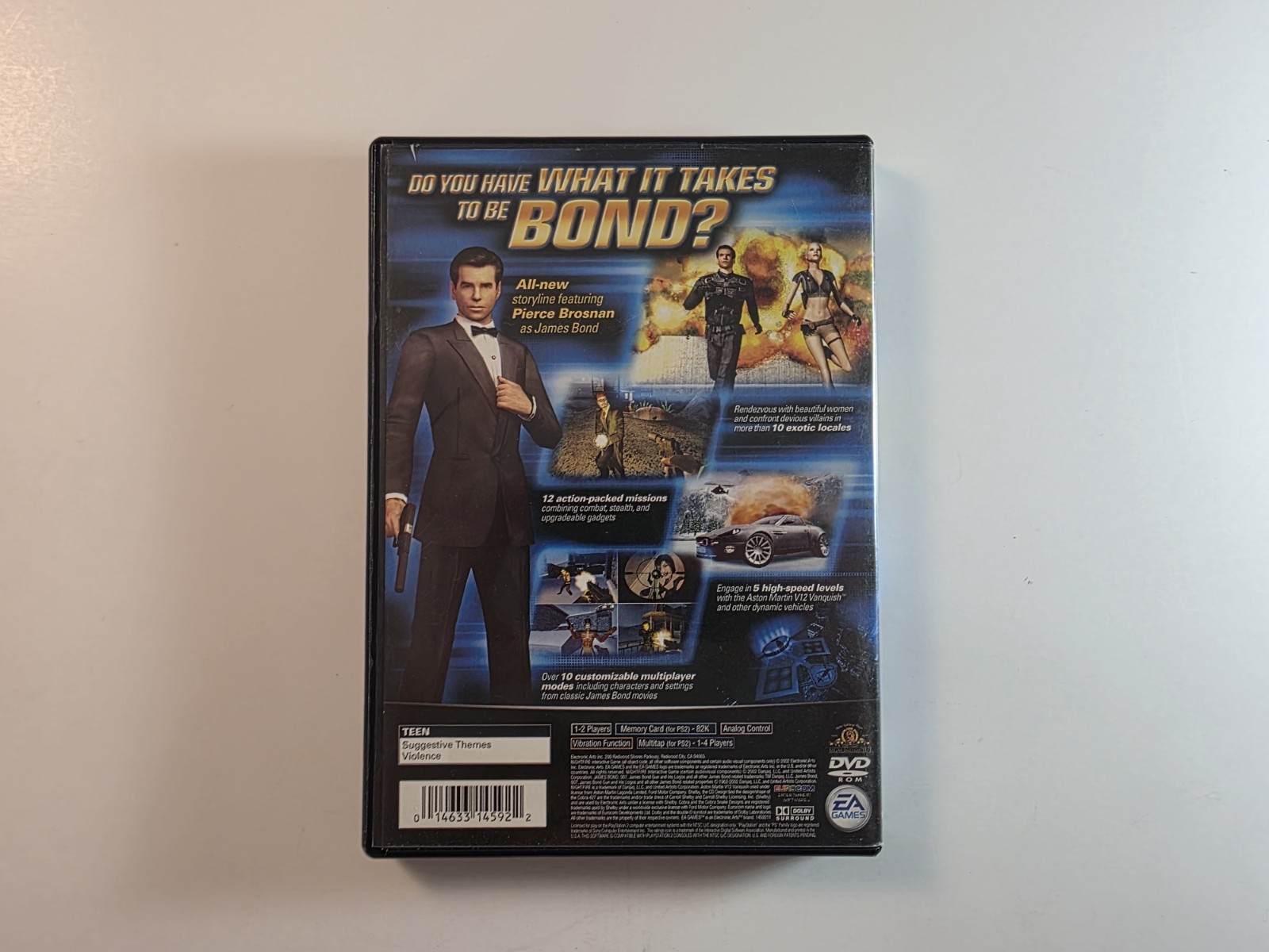 007 Agent Under Fire and Nightfire PS2 Bundle