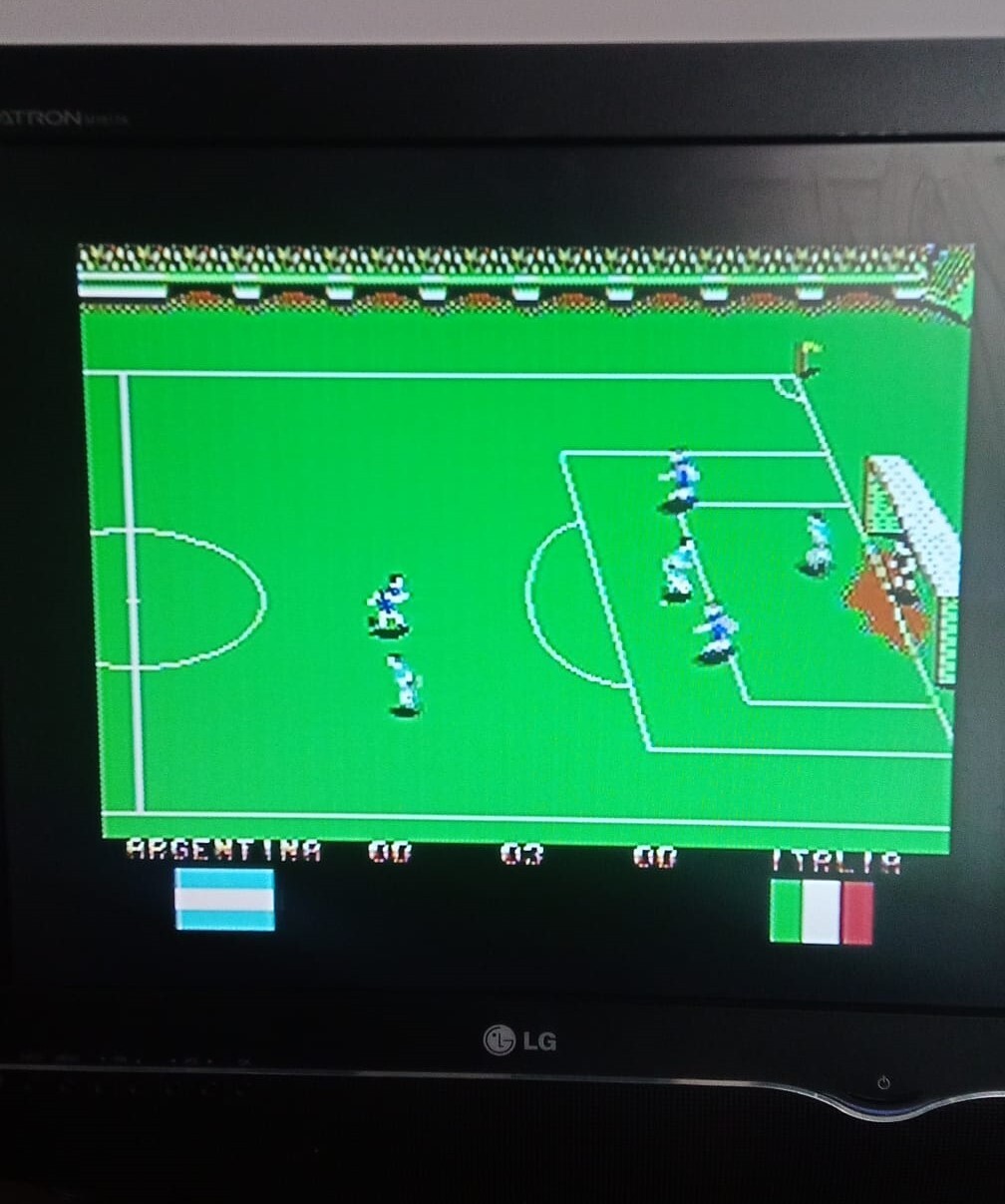 ITALY 90 SOCCER NEW VERSION SIMULMONDO COMMODORE 64 C64 128 NO AMIGA C16 VIC