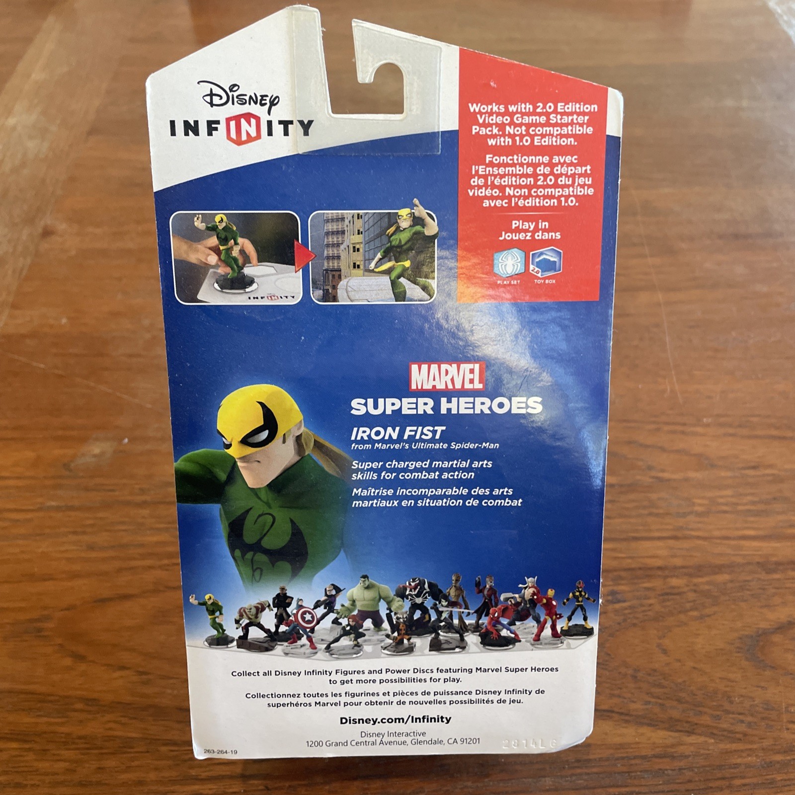 Disney Infinity 2.0: Iron Fist – Character Pack – New/Sealed (T-B)