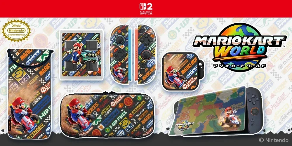 Mario Kart World Game Card Palette Case for 16 Nintendo Switch 2 Keys Factory JP