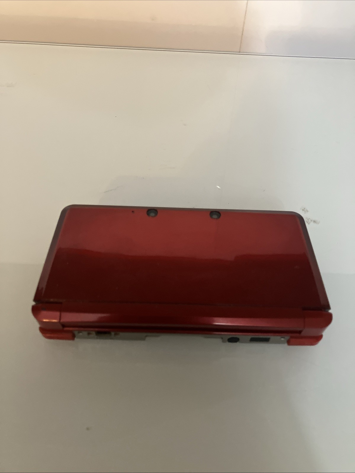 Used Nintendo 3DS Handheld System – Flame Red Tested And Working W/ Stylus