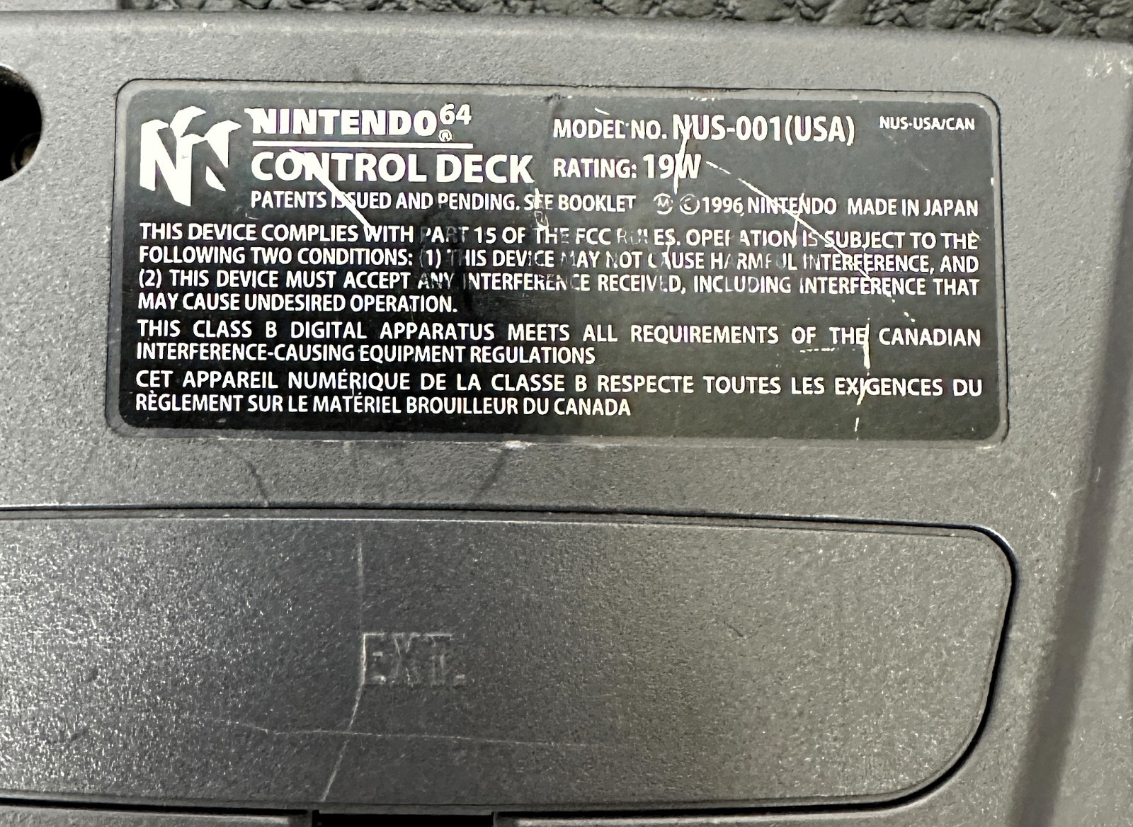 Nintendo 64 Console ~ NUS-001 ~ W/ 1 OEM Controller AV Cable Pro Serviced Tested