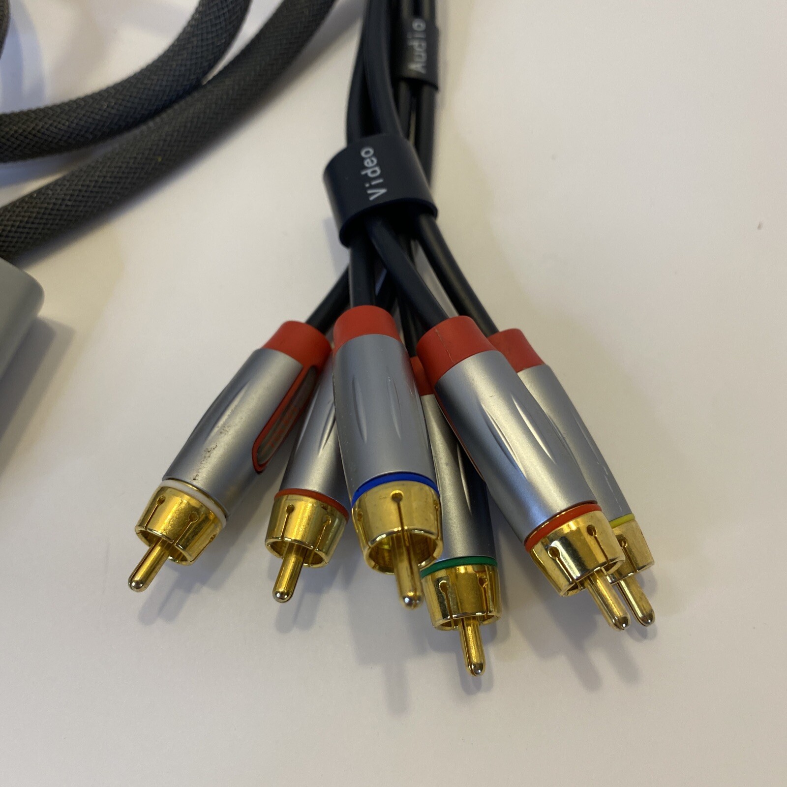 ROCKETFISH RCA A/V CABLES ADAPTER Xbox 360 Fat And Slim See Notes