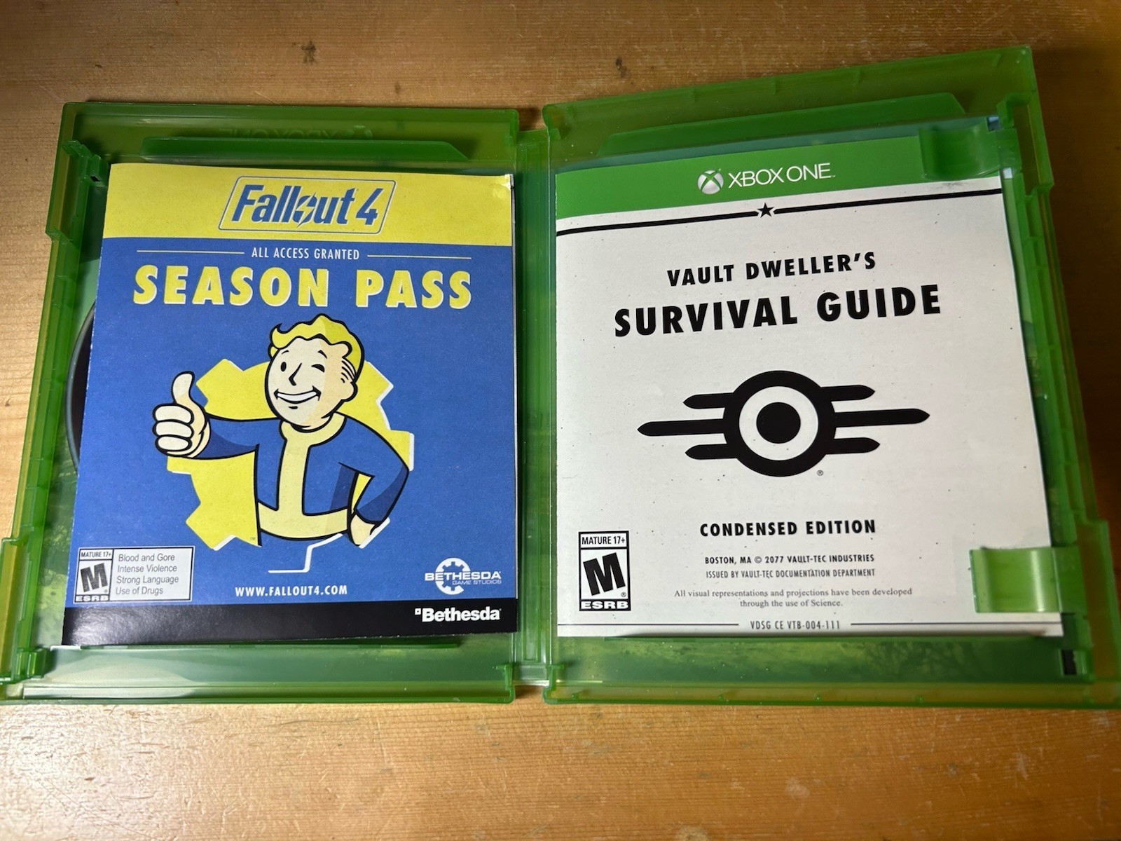 Fallout 4 (Microsoft Xbox One, 2015) Complete and Tested Ships Free