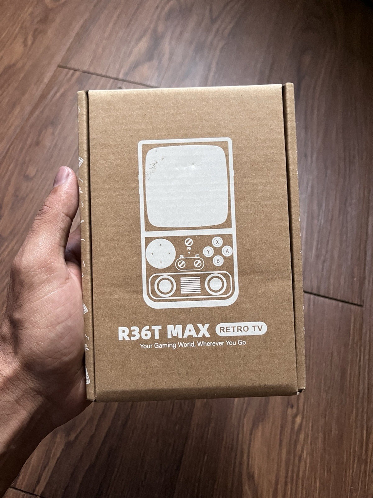 R36T MAX Retro TV Pink Handheld System Linux Wi‑Fi 64GB 720p Case Manual