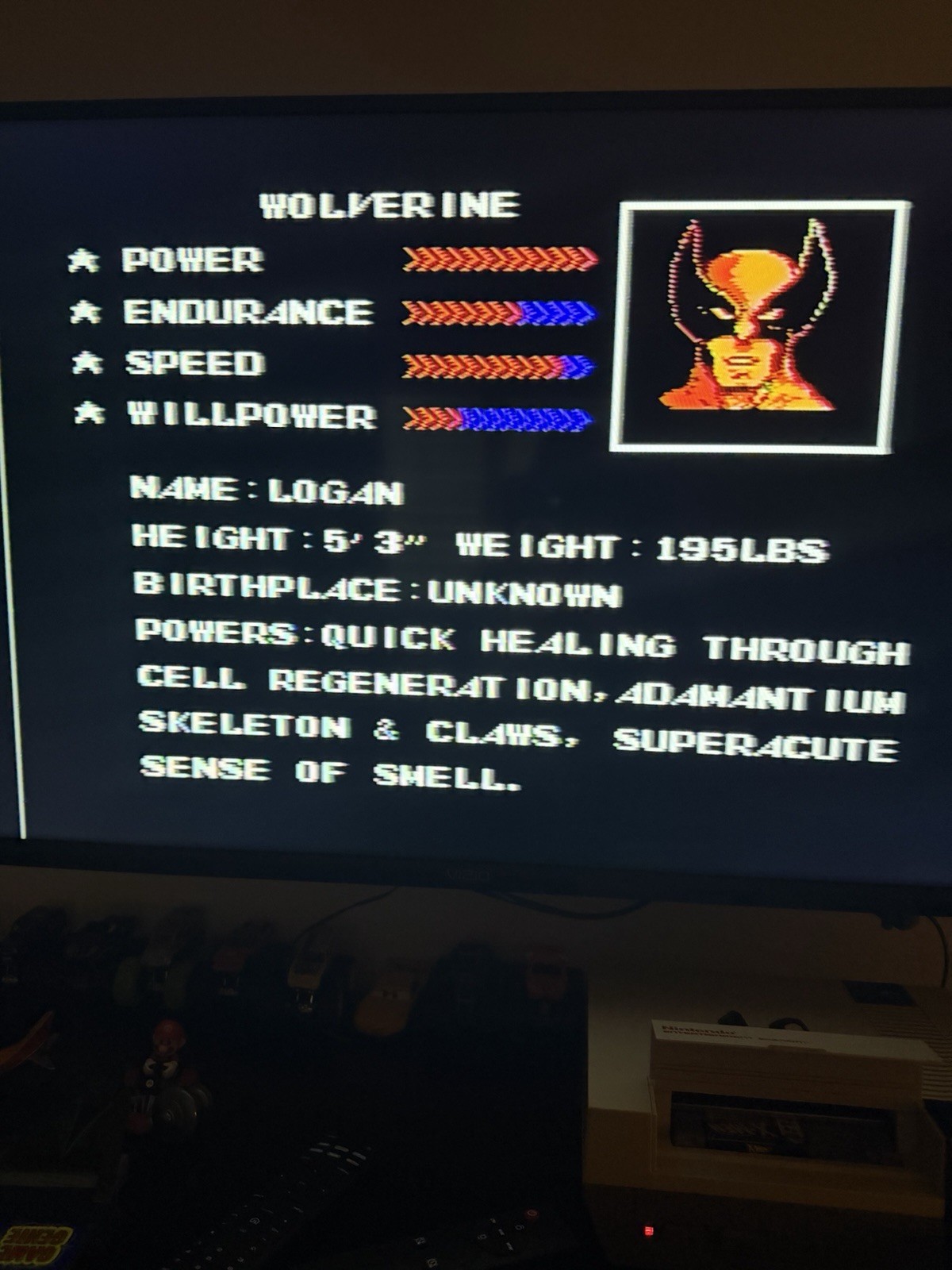 The Uncanny X-Men Nintendo NES Game Cartridge Tested Working Cleaned Authentic