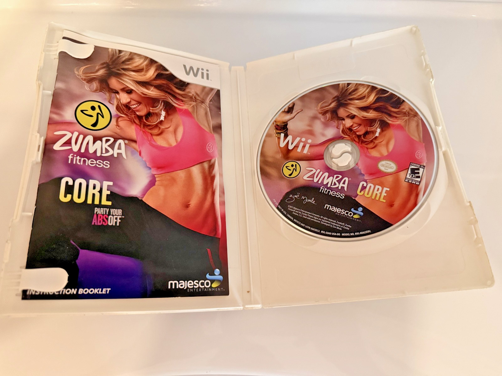 Zumba Fitness Core (Nintendo Wii, 2012), Good Condition