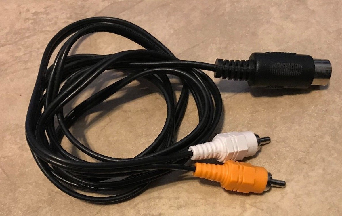 Turbo Duo PC Engine R RX Mono A/V Audio Video Cable Supergrafx Coregrafx I II