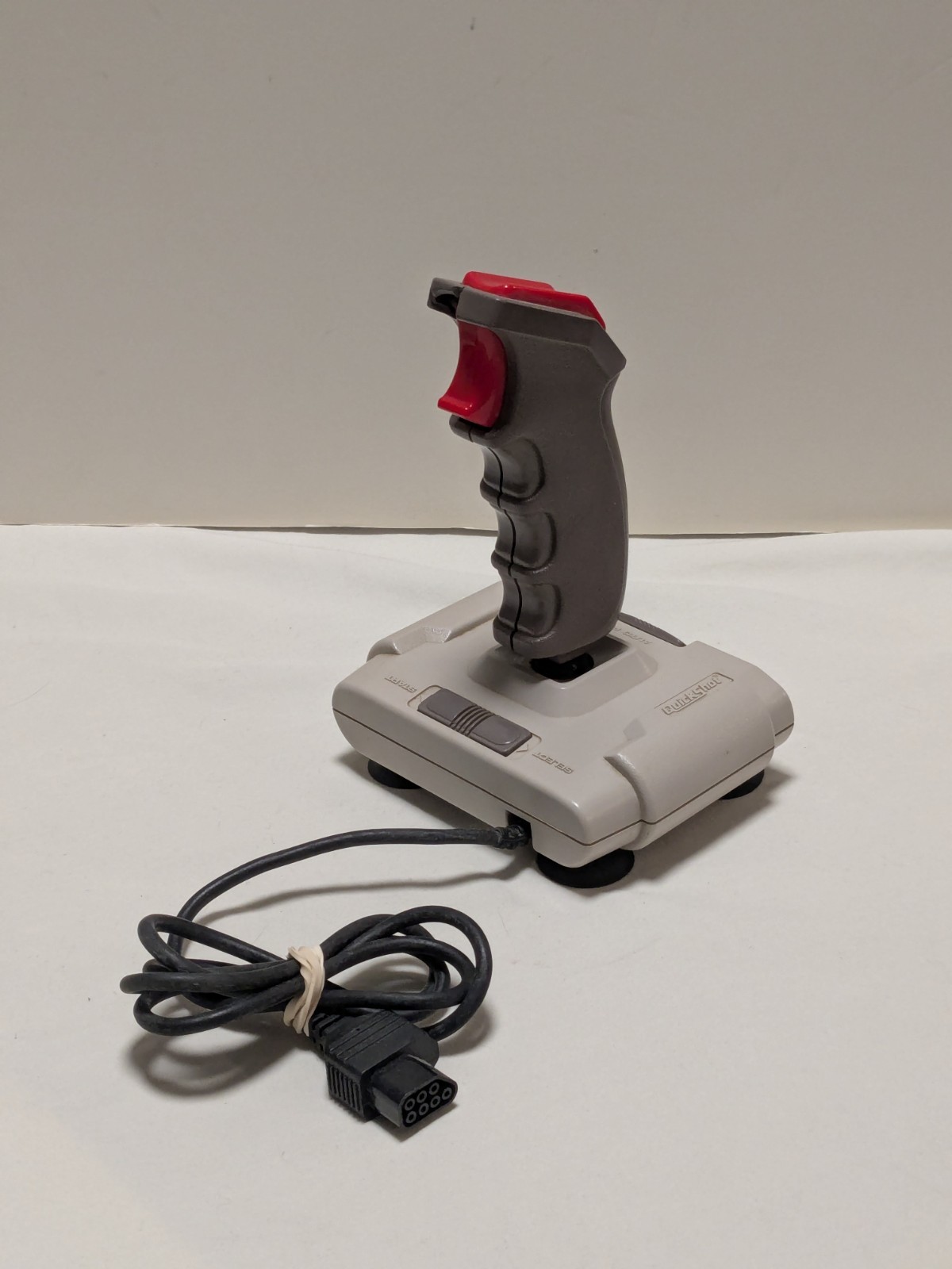 Quickshot Joystick Controller SVI Spectra Video Model QS-112 Gray Untested NES