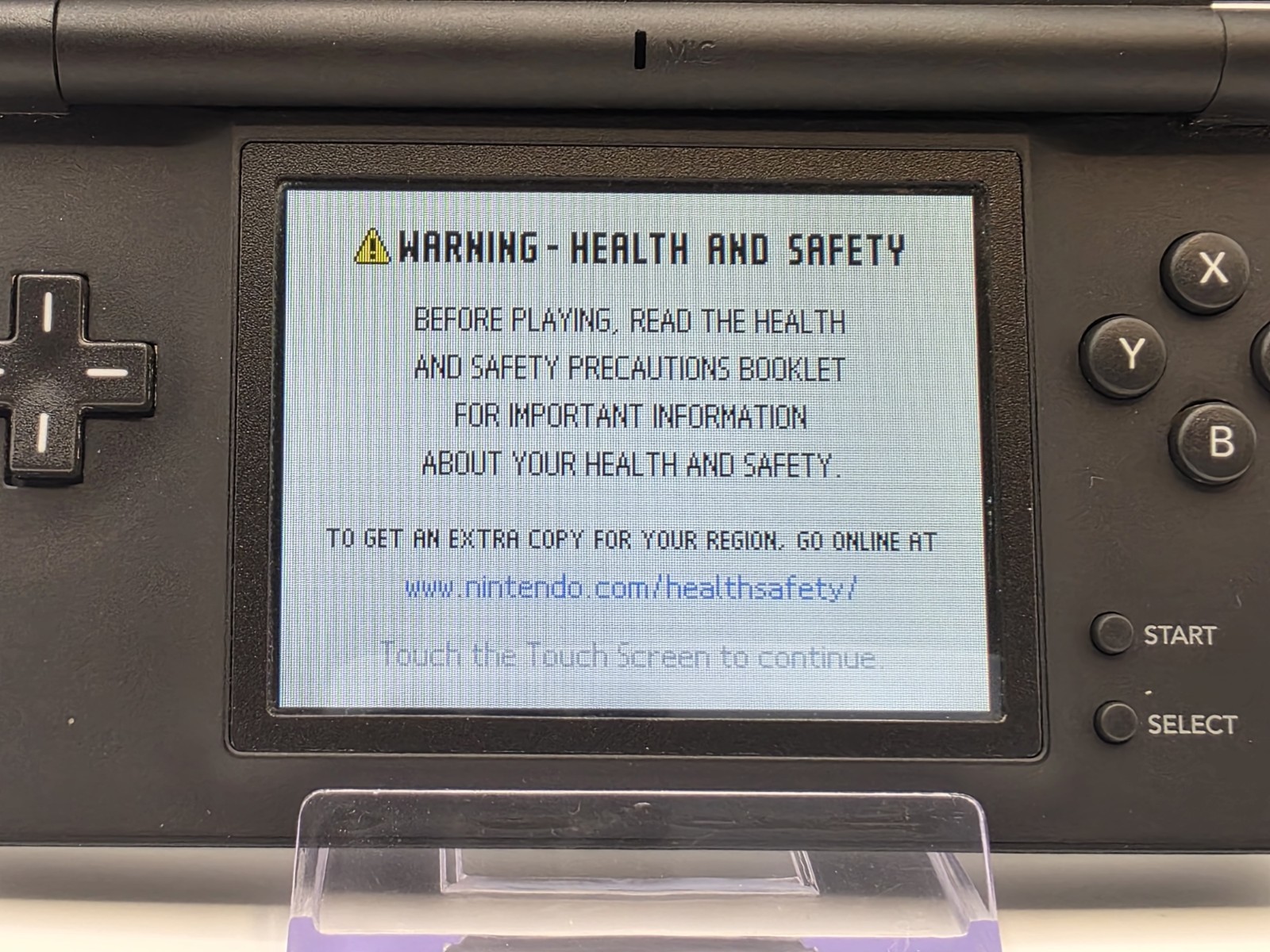 Nintendo DS Lite Cobalt Handheld System – Blue/Black *1 Year Warranty*