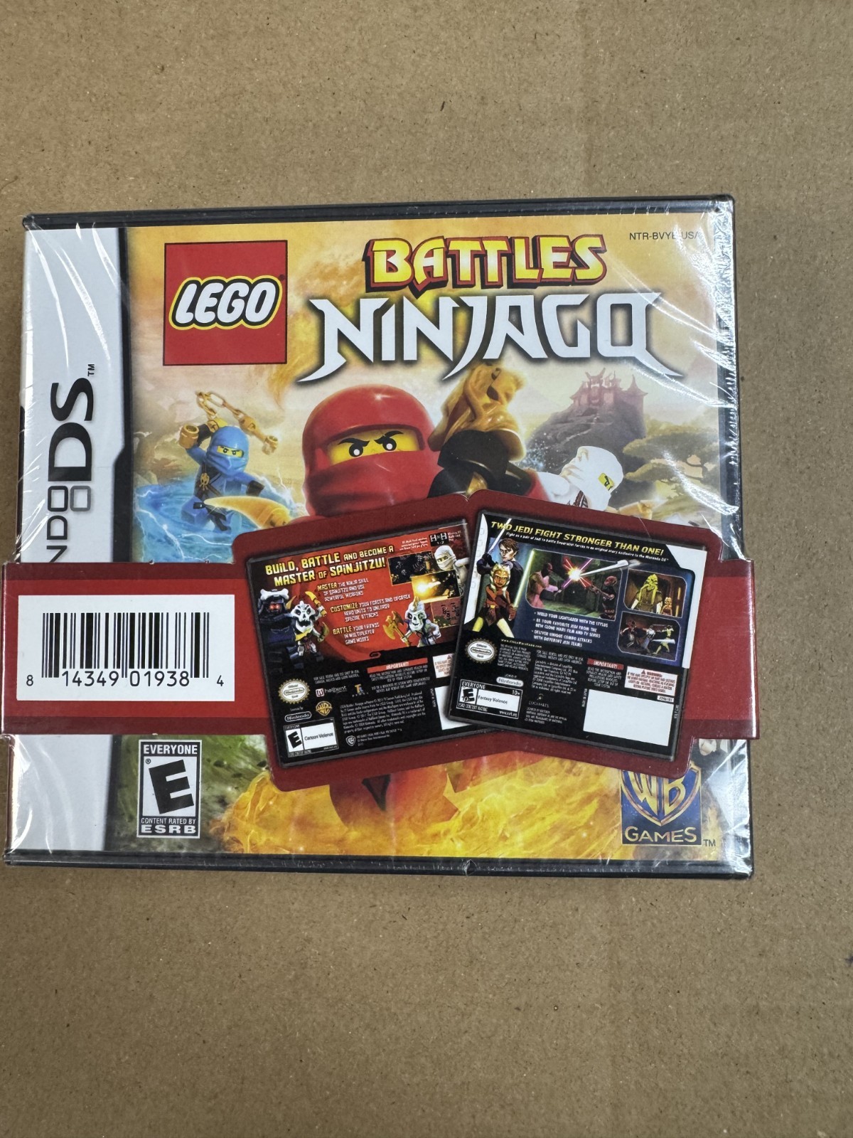 2 Pack Star Wars Jedi Alliance LEGO Ninjago Value Variant Nintendo DS New Sealed