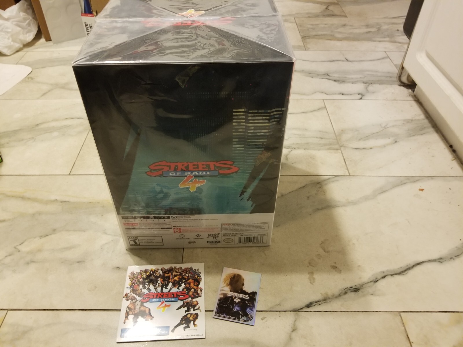 Streets of Rage 4 Collector’s Edition + CD + Card Nintendo Switch new