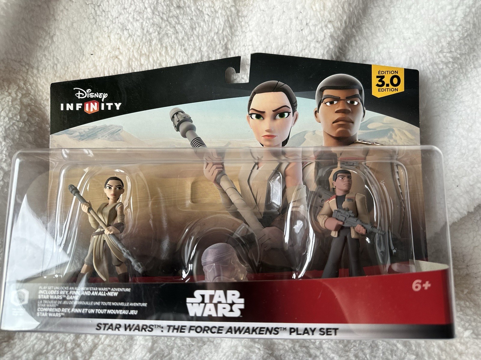 Disney Infinity 3.0 Star Wars Force Awakens Playset Rey Finn NEW Sealed