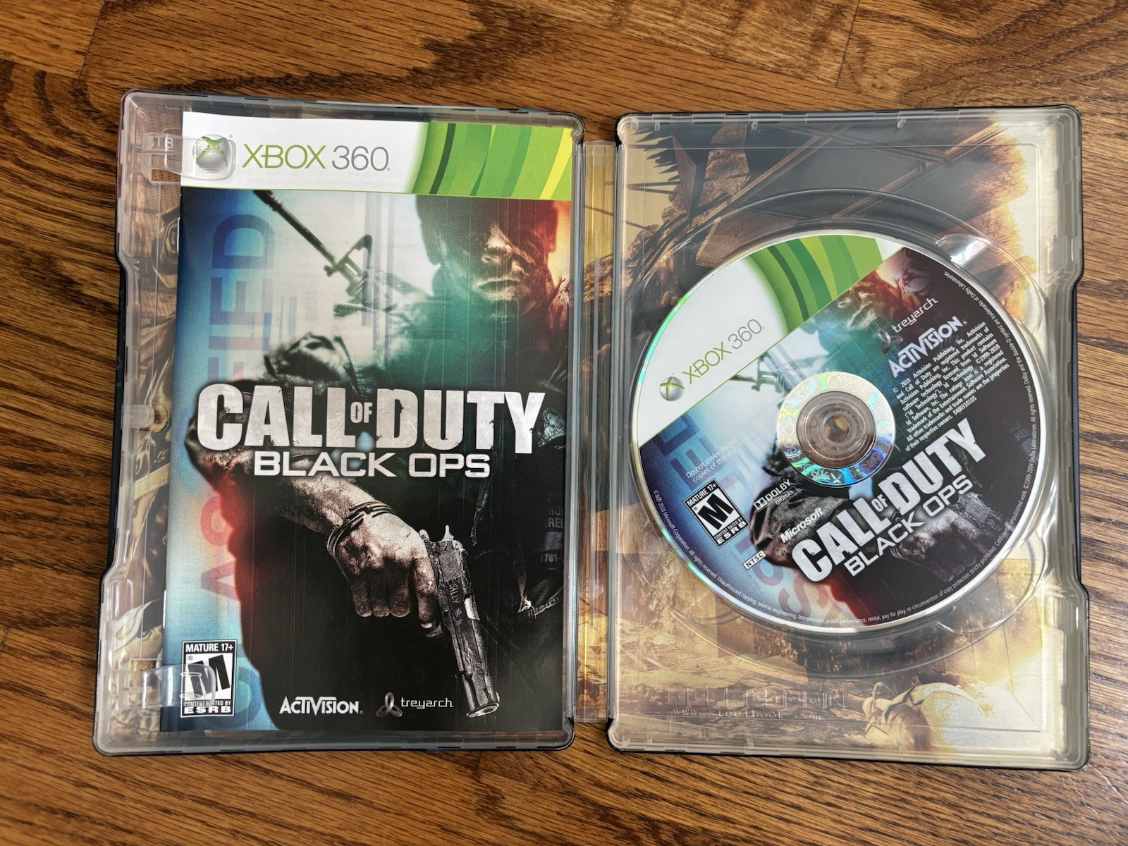 Call Of Duty Black Ops Xbox 360 Steelbook Edition