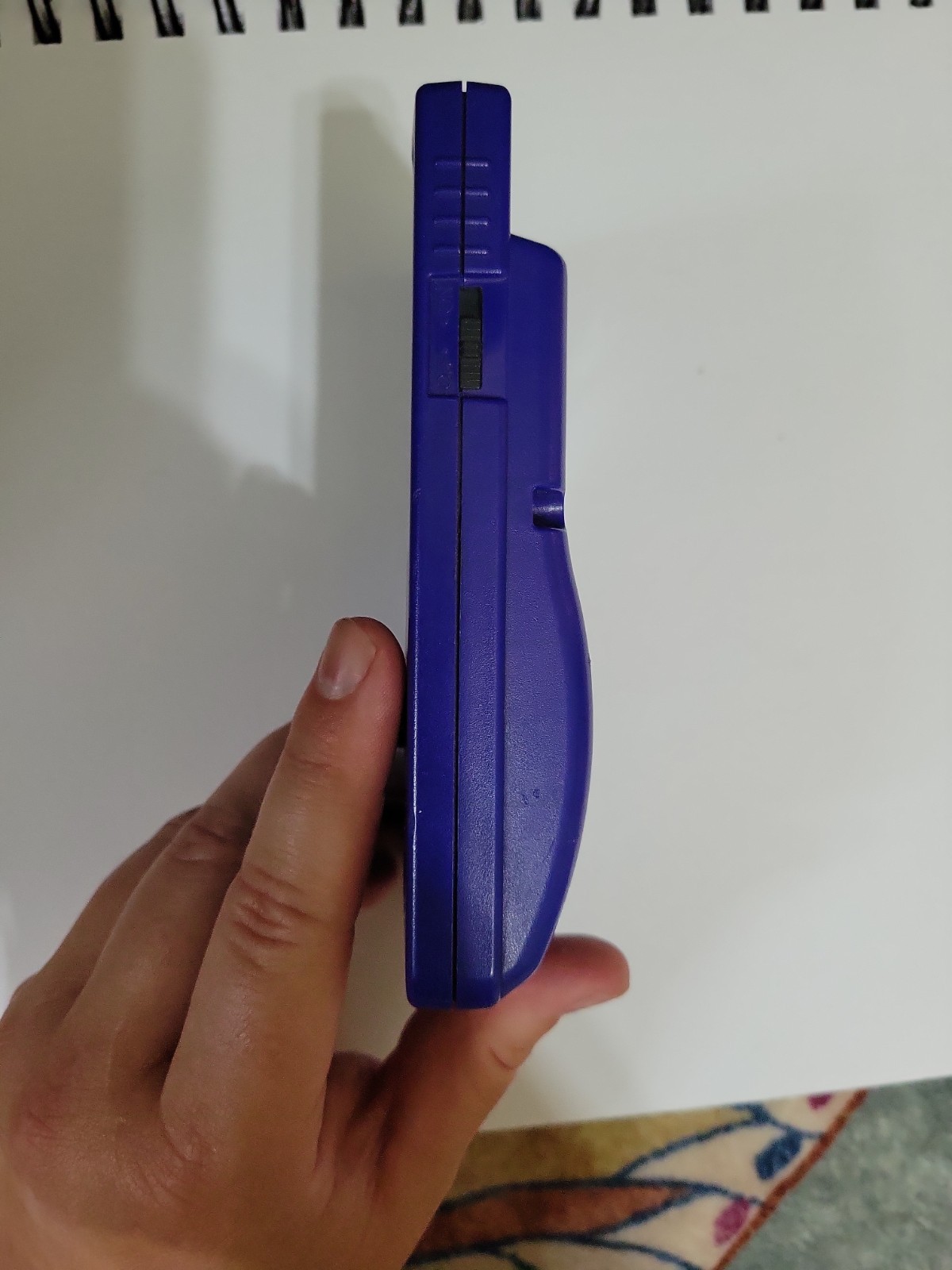 Nintendo Game Boy Color Grape Console (Working, Missing Battery Cover)