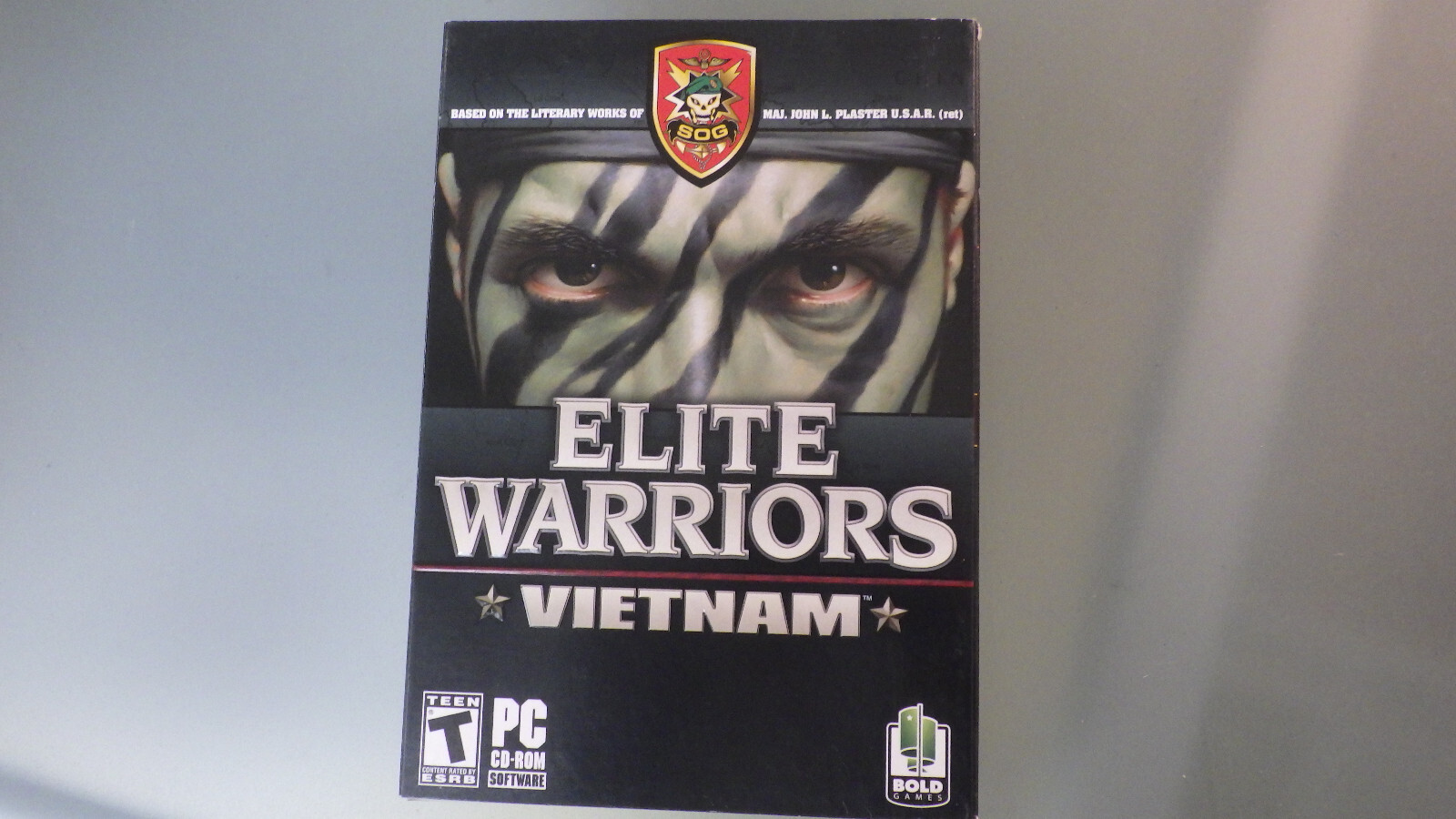 Vtg 2005 Video PC Game SOG John Plaster ELITE WARRIORS VIETNAM Big Box *Complete