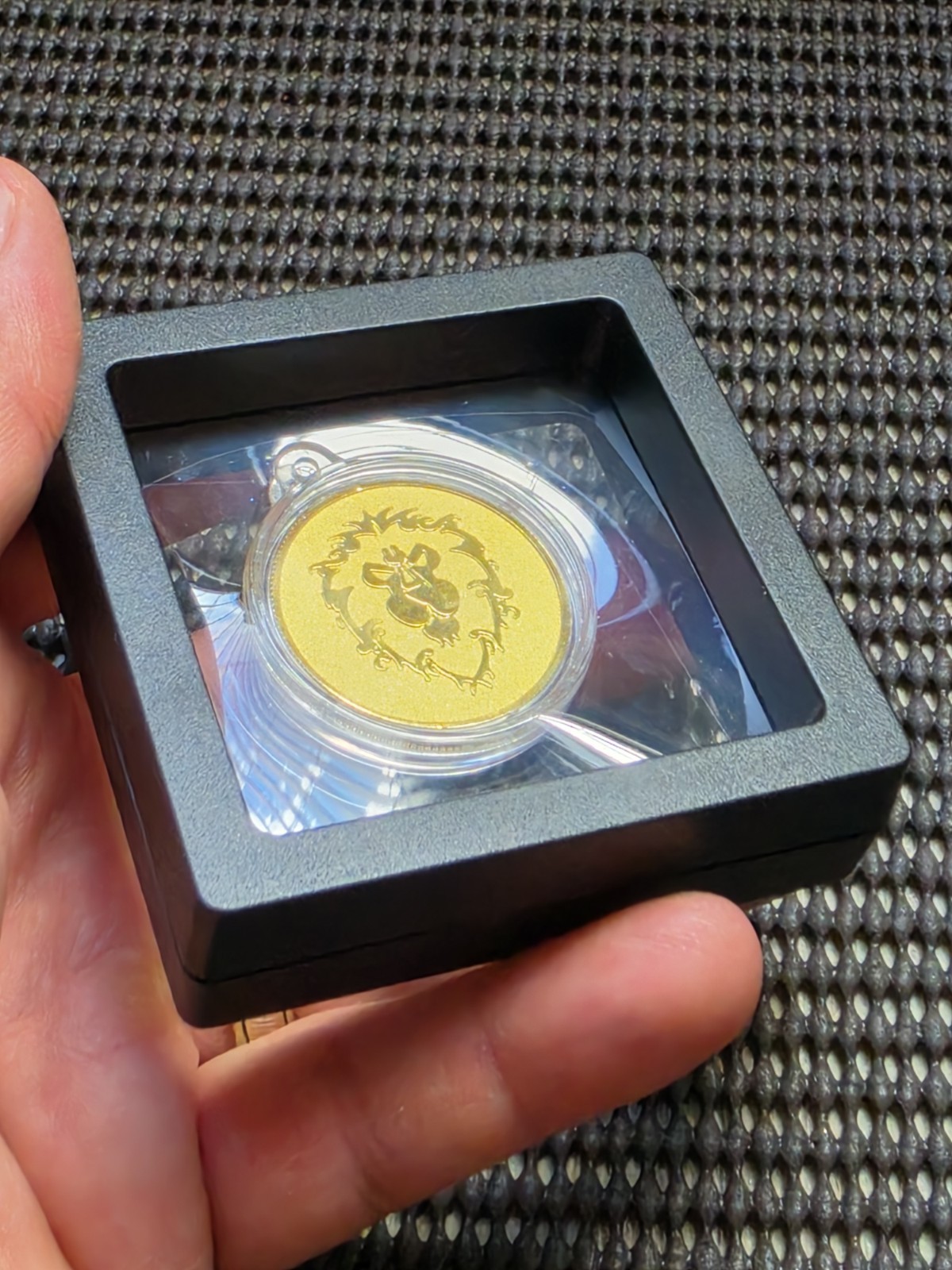 Blizzard Gear Store China World Of Warcraft Alliance 24K GP Plated Coin + COA