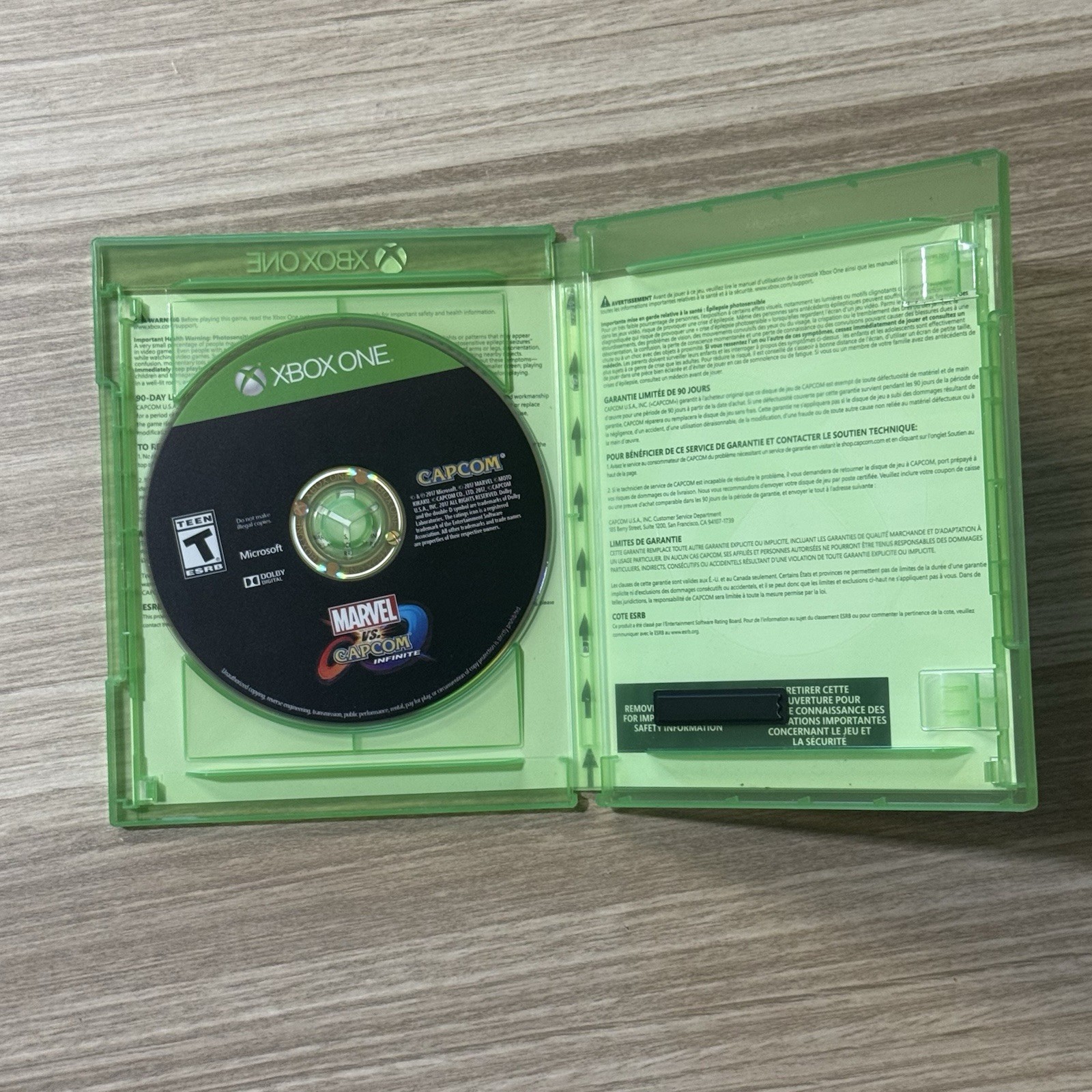 Marvel vs Capcom: Infinite (Microsoft Xbox One, 2017)