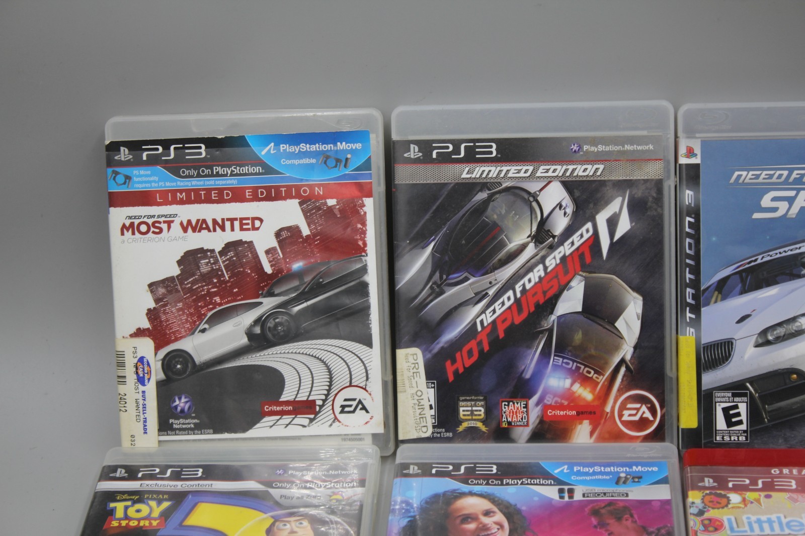 Lot of 12 Sony Playstation 3 PS3 Games Prince Persia Need for Speed Transformers