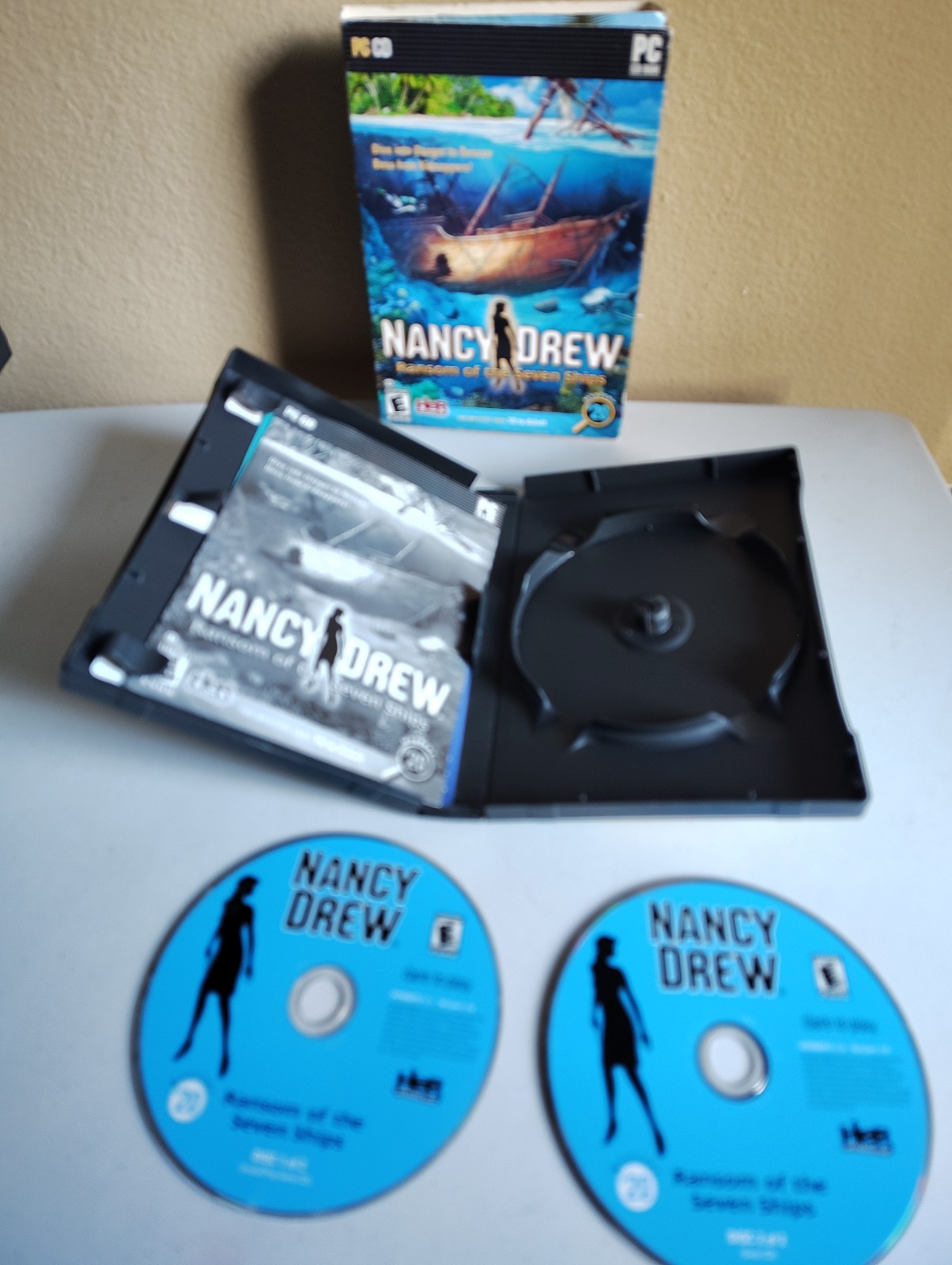 Nancy Drew Ransom of the Seven Ships PC CD-ROM Mystery #20 Complete Rare -Used