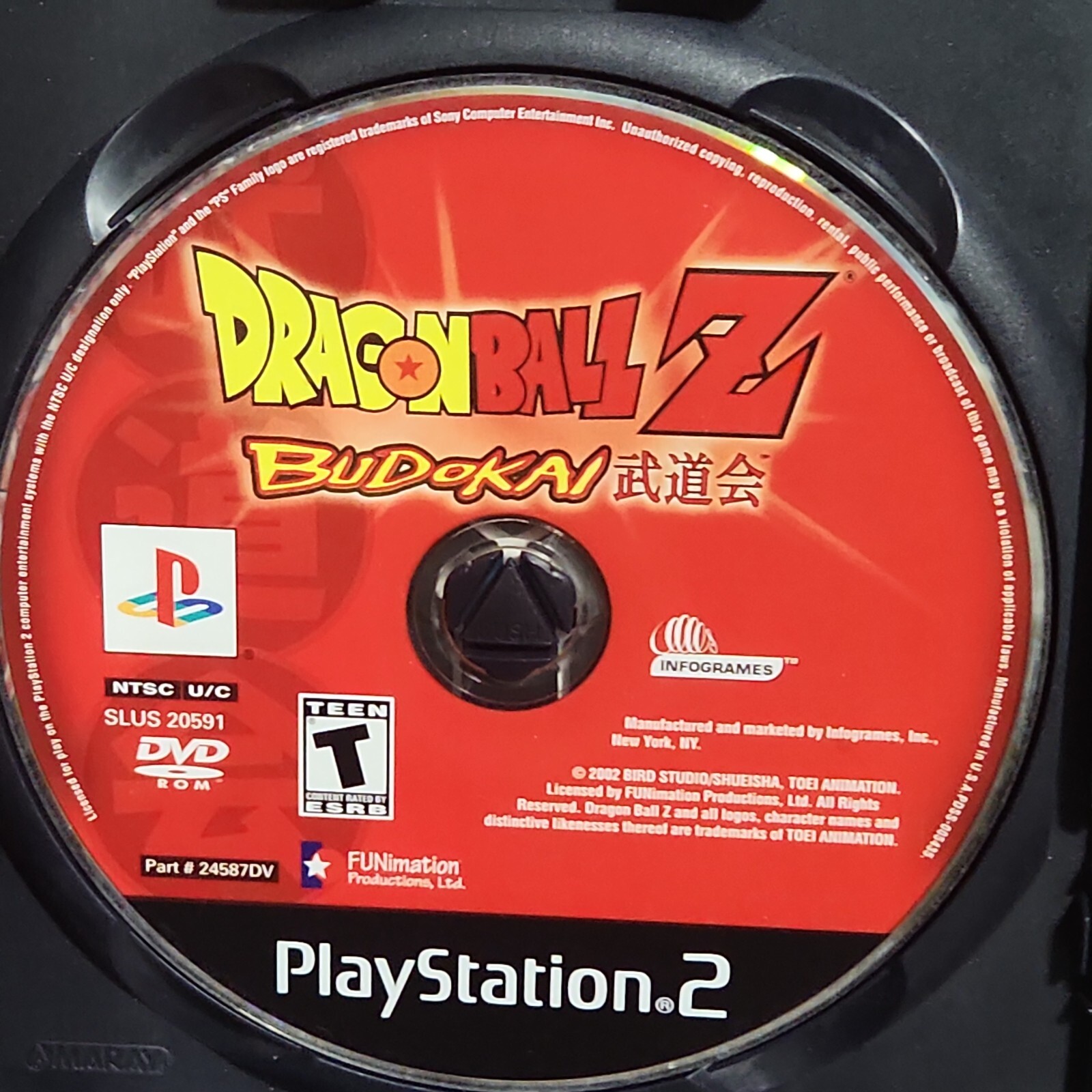 Dragon Ball Z Budokai Playstation 2 PS2 Complete Video Game