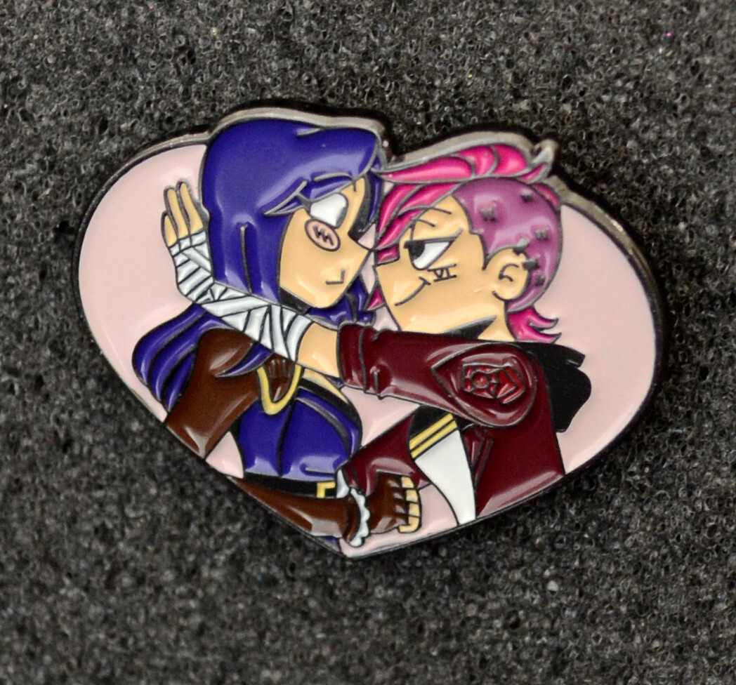 LoL Caitlyn Vi League of Legends Arcane Soft Enamel Pin Lapel Brooch Anime Game