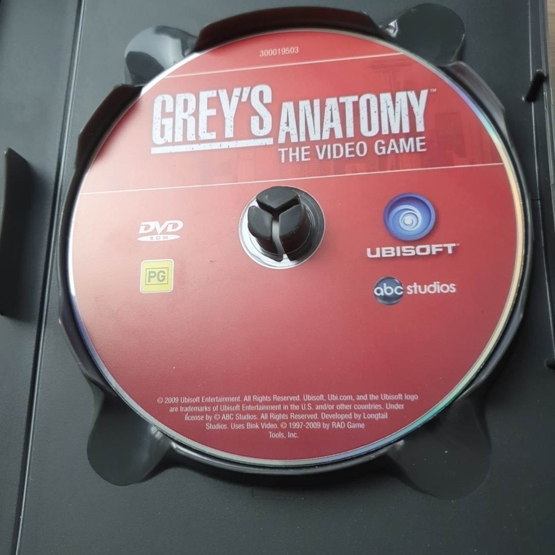 Grey’s Anatomy Pc Game TV Show PC GAME Medical Game *Very Rare*