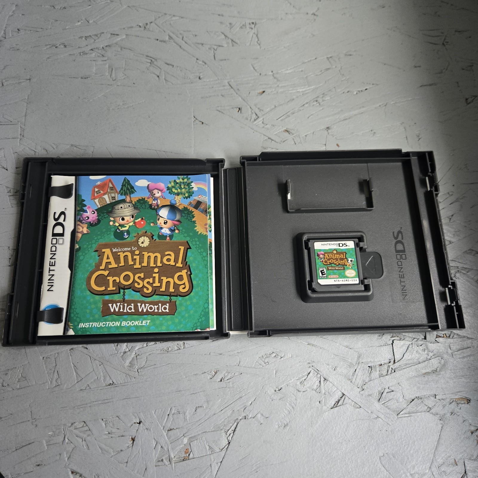 Animal Crossing Wild World DS Complete CIB Manual Untested Authentic Nintendo