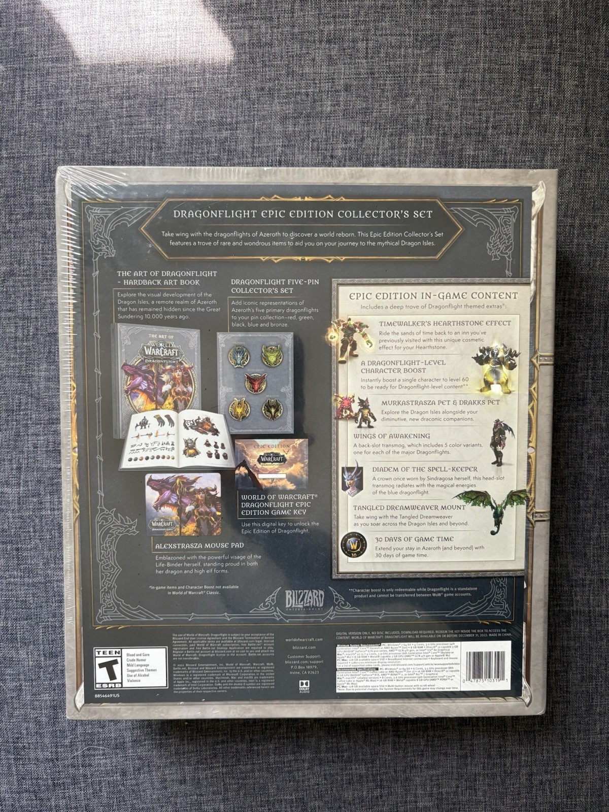 World of Warcraft Dragonflight Collector’s Edition – New Sealed