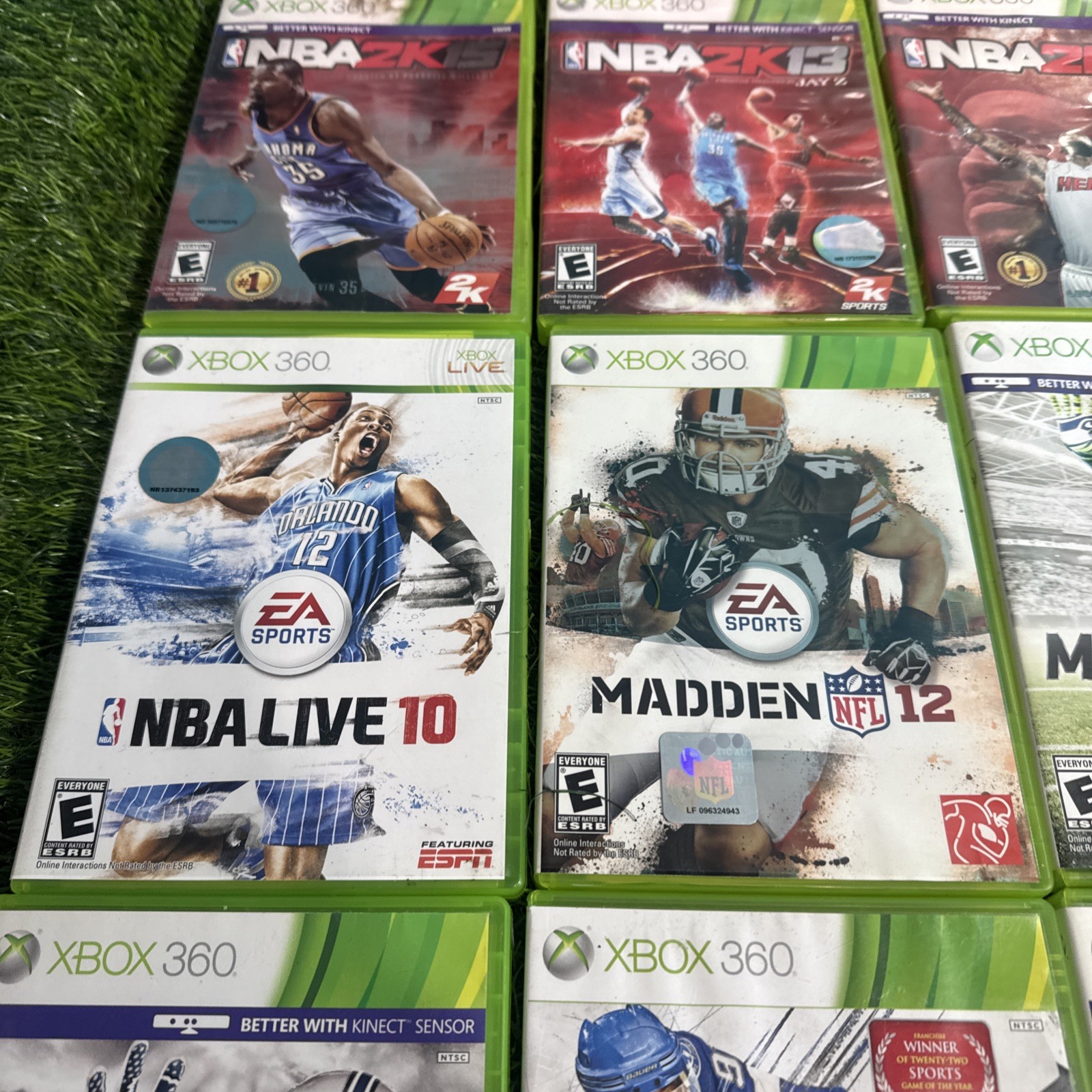 Lot of 12 XBox 360 SPORTS GAMES MLB MADDEN 2K 11 12 13 14 15