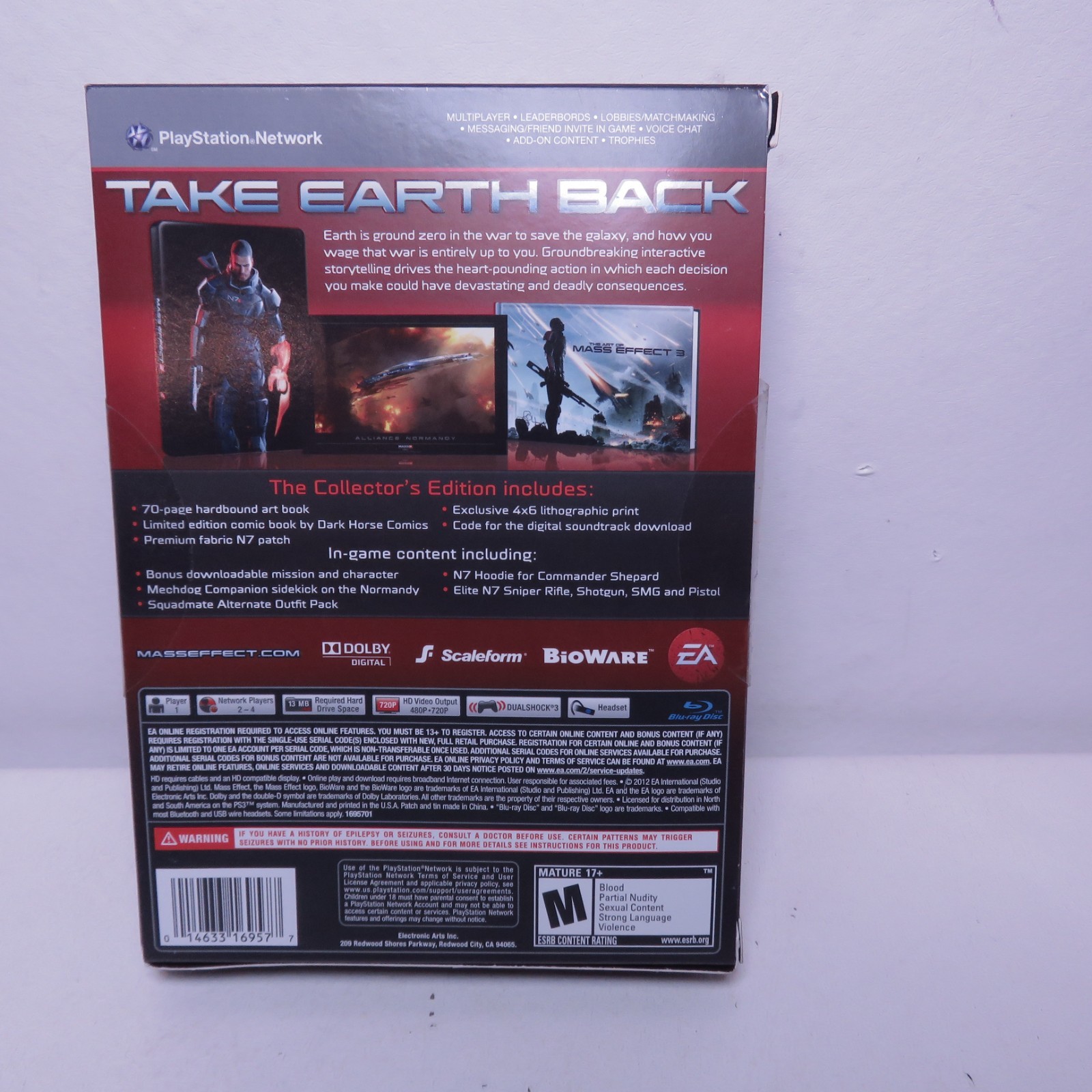 Mass Effect 3 — N7 Collector’s Edition (Sony PlayStation 3, 2012)