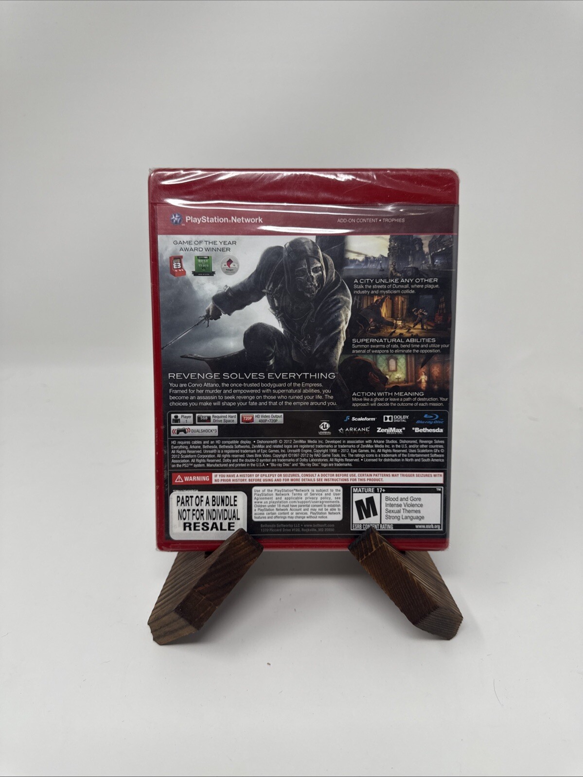 New Dishonored — Greatest Hits – Sony PlayStation 3 (PS3) SEALED Not For Resale