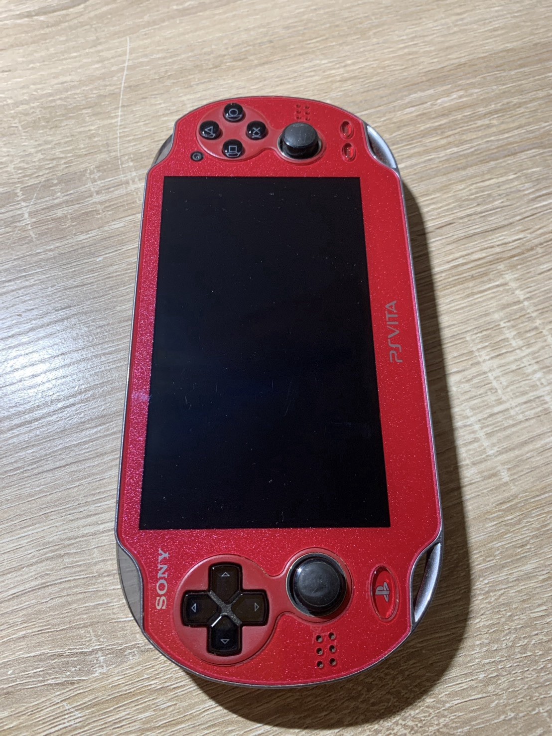 0867 Sony PlayStation PS Vita PCH-1000 Cosmic Red Very Good TESTED