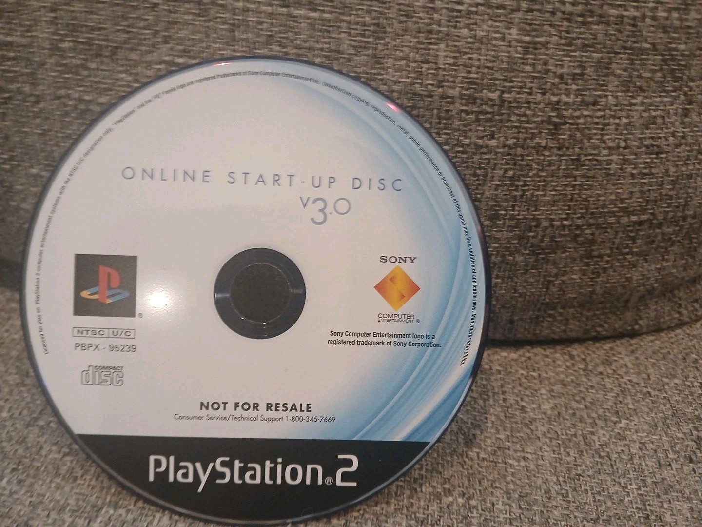 Sony PlayStation 2 Online Start-Up Disc v3.0 Network (PS2)