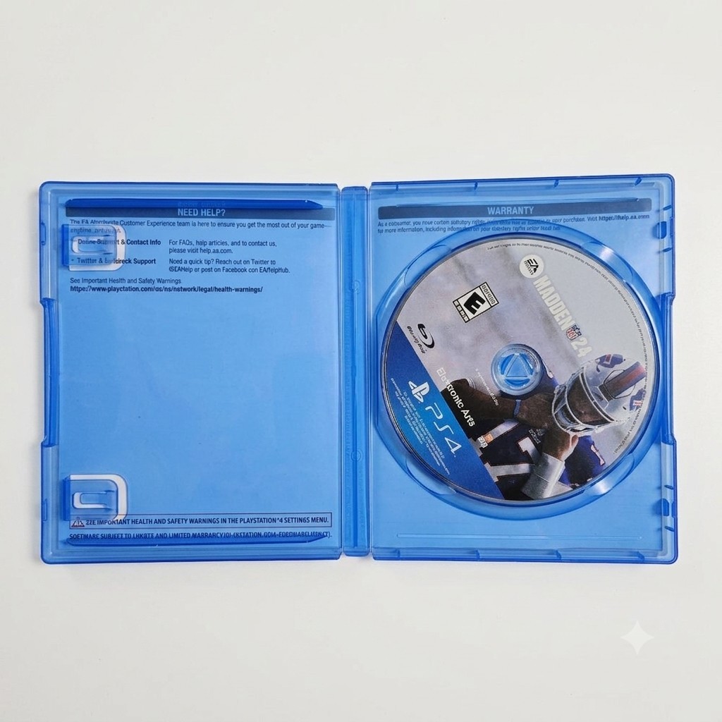 Madden NFL 24 (Sony PlayStation 4, 2023) Football Sports Game – Complete