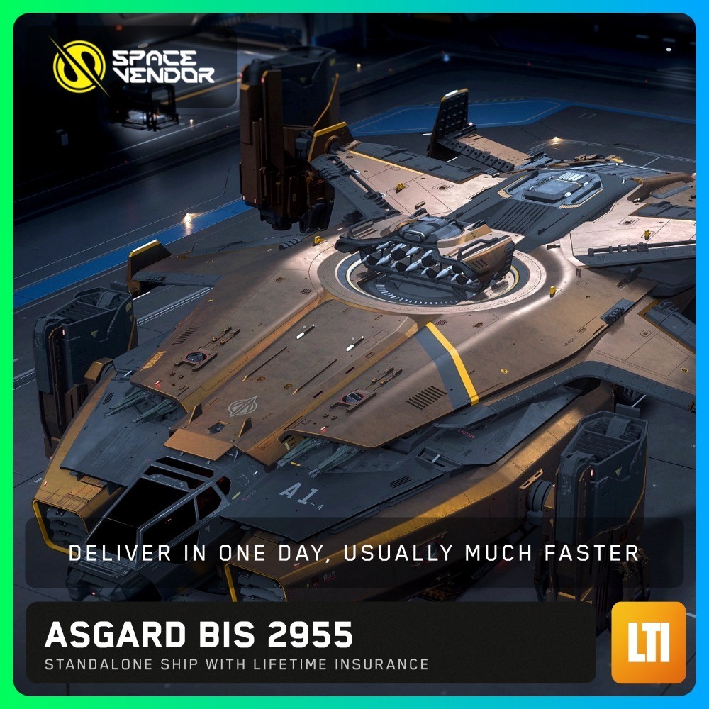 Star Citizen Asgard BIS Best In Show 2955 LTI Lifetime Insurance CCUd
