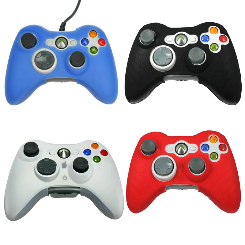 18 Colors Silicone Soft Rubber Gel Grip Case Skin Cover for Xbox 360 Controller