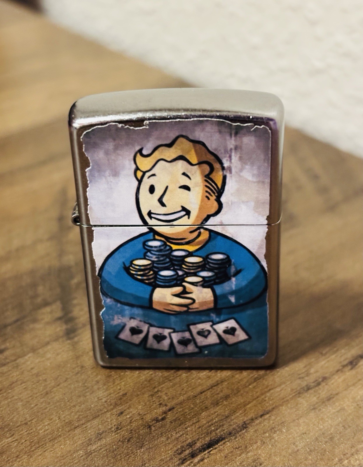 Fallout New Vegas Zippo Lighter: Lucky 38 Edition