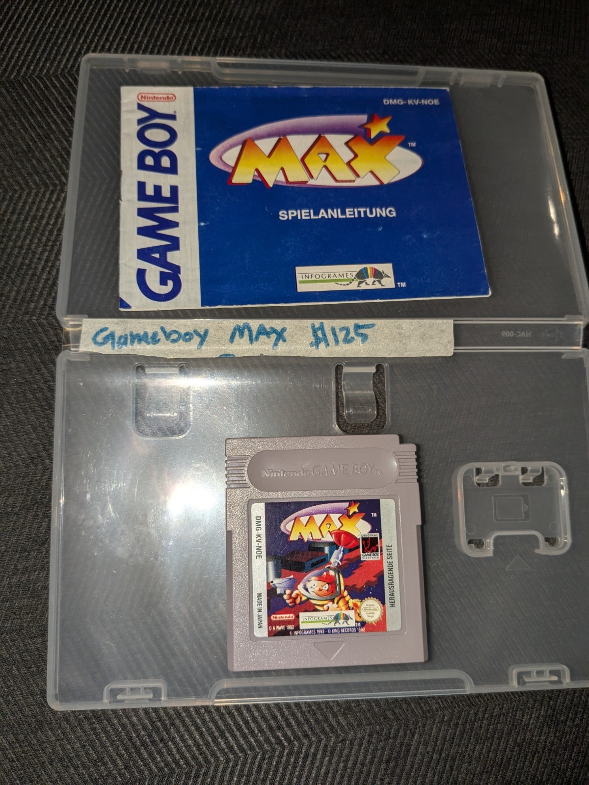Max Or/ Adventures of Star / Rubble Saver Nintendo GameBoy Game& Manual-Working