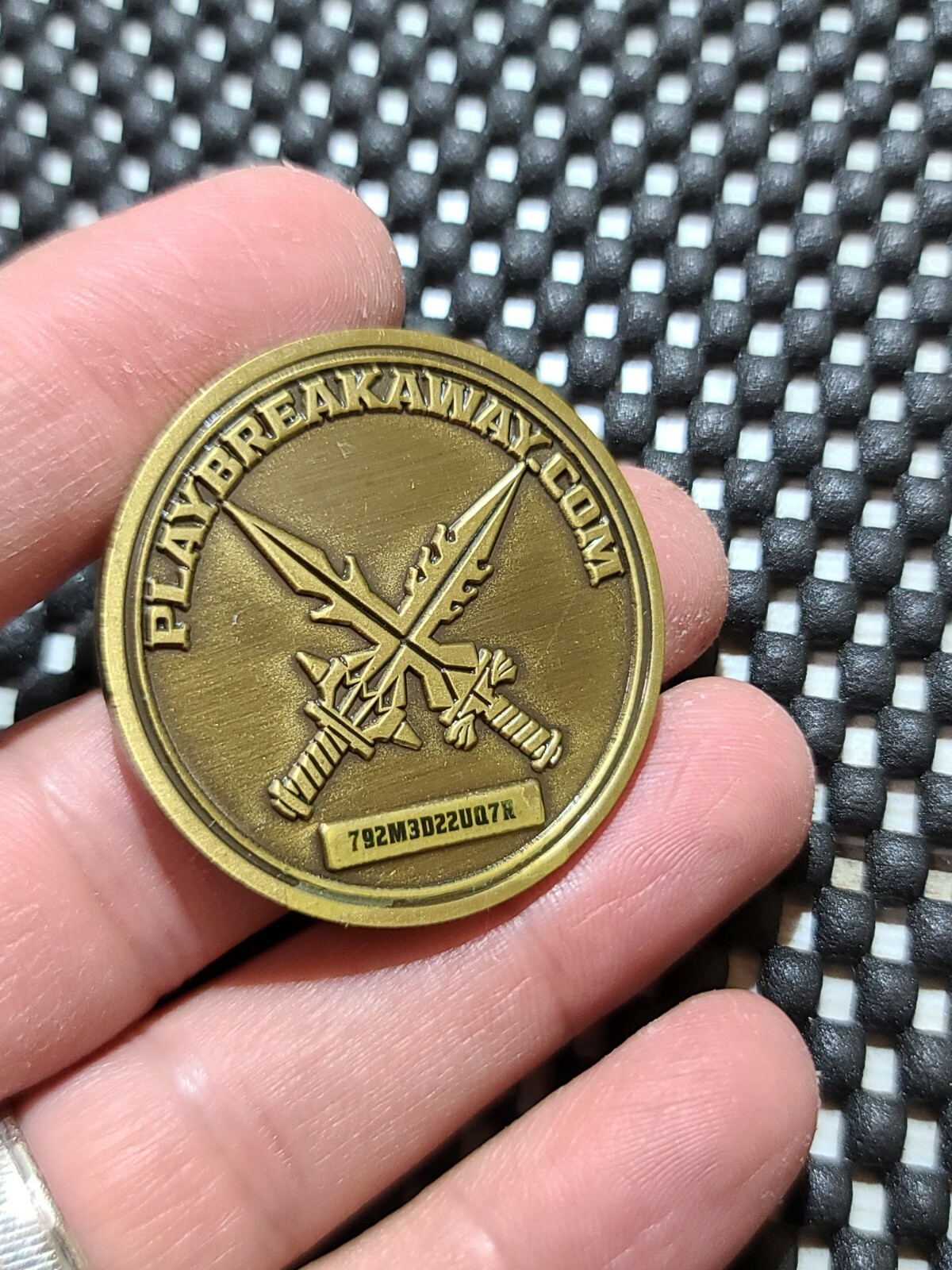 Amazon cancelled/dead video game BREAK AWAY Alpha Coin medal token promo Rare