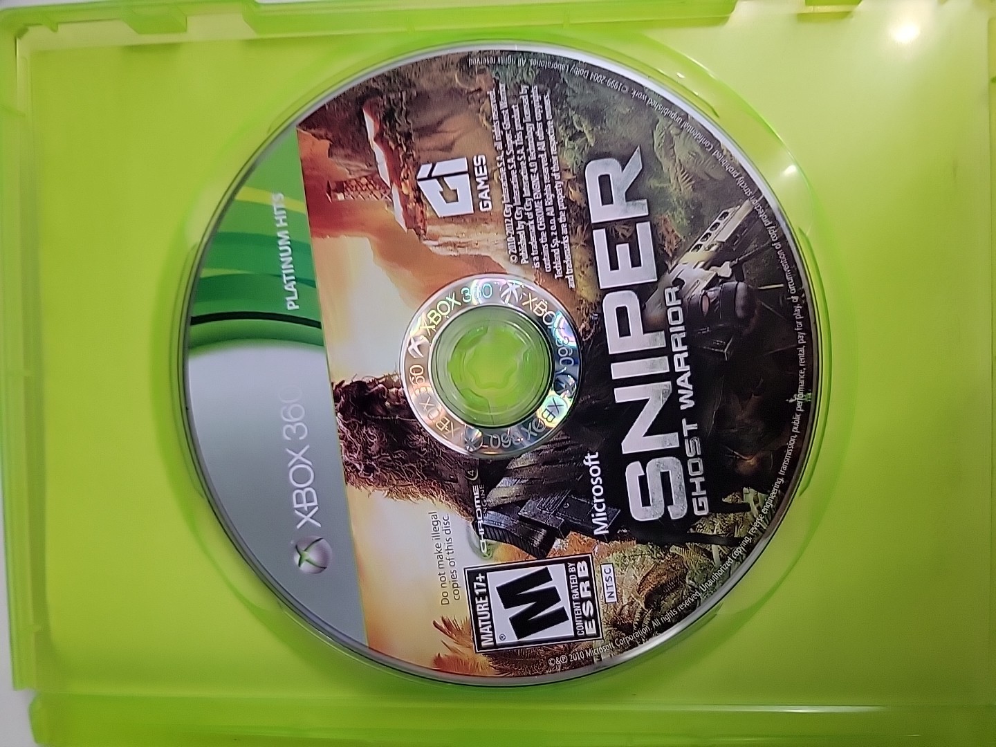 Sniper: Ghost Warrior, Xbox 360, Money Back Guarantee