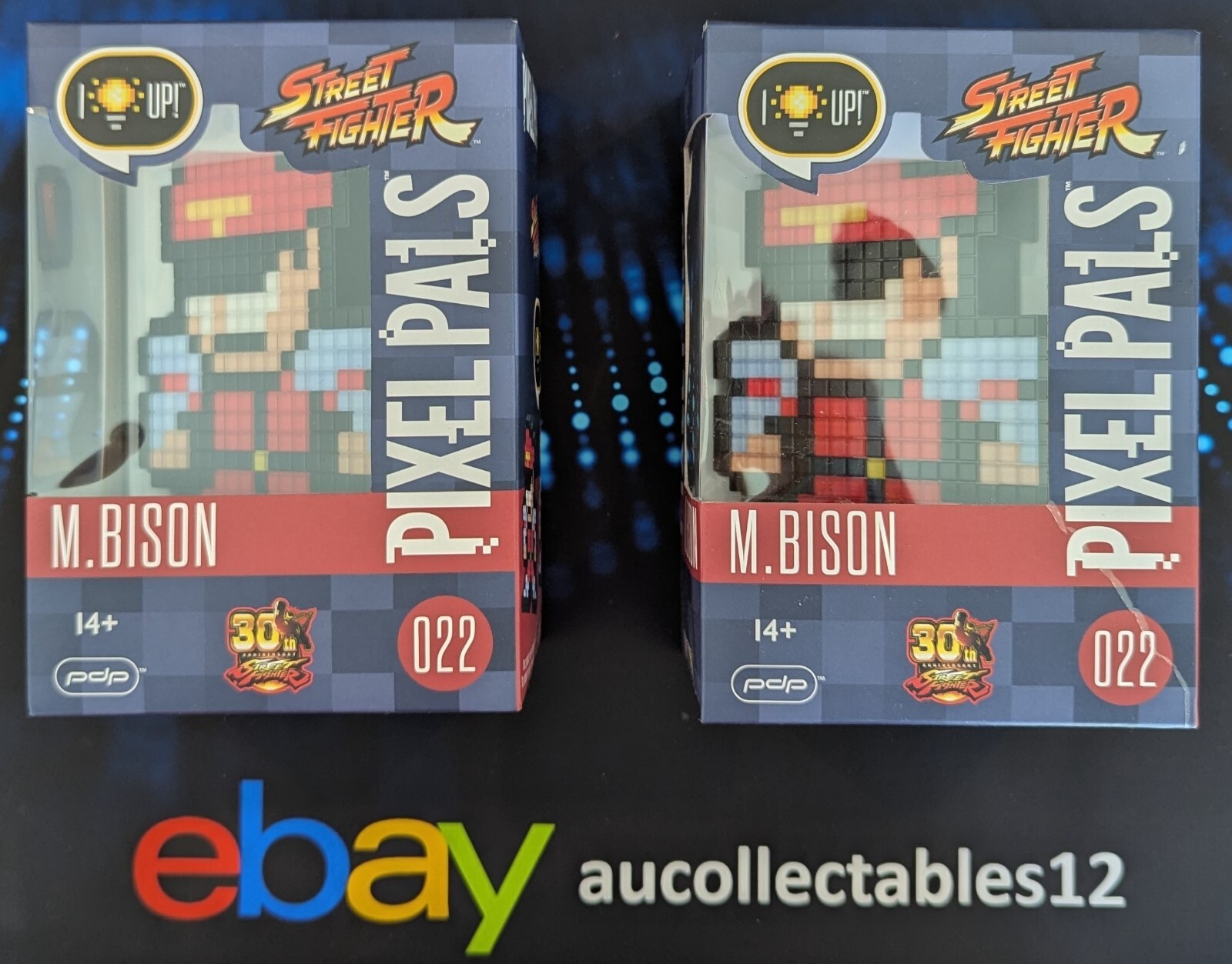PDP Pixel Pals Street Fighter M.Bison #022 Light Up Figure