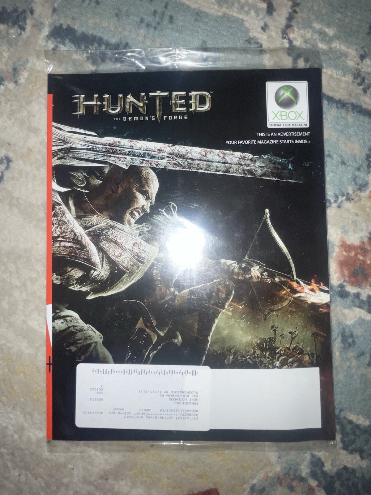 SEALED Resident Evil: Operation Raccoon City Xbox magazine With Fight Night Demo