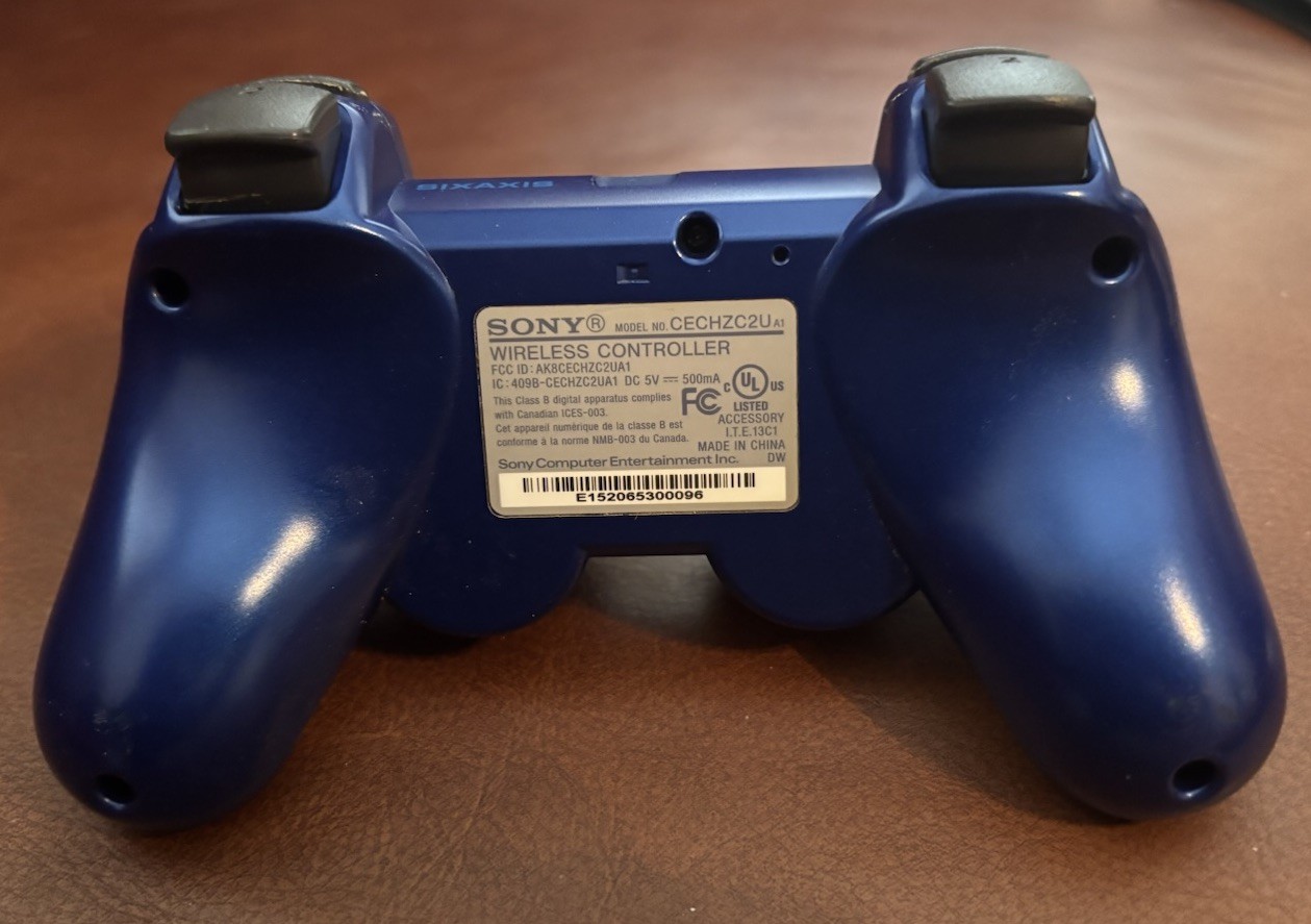 Sony DUALSHOCK 3 PS3 Wireless Bluetooth SIXAXIS Controller, Blue CECHZC2Ua1