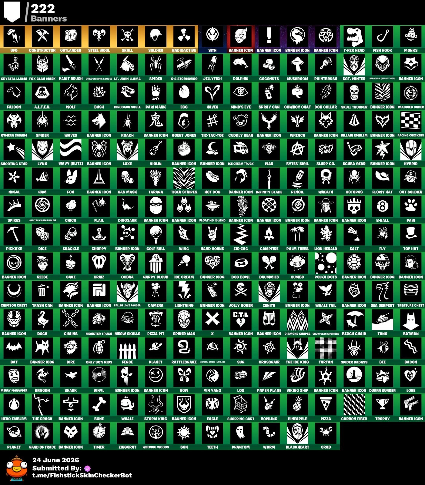 🔥171 Set: Sparkle Specialist, The Reaper, Omega 5, Floss, Fresh, Blue Squire