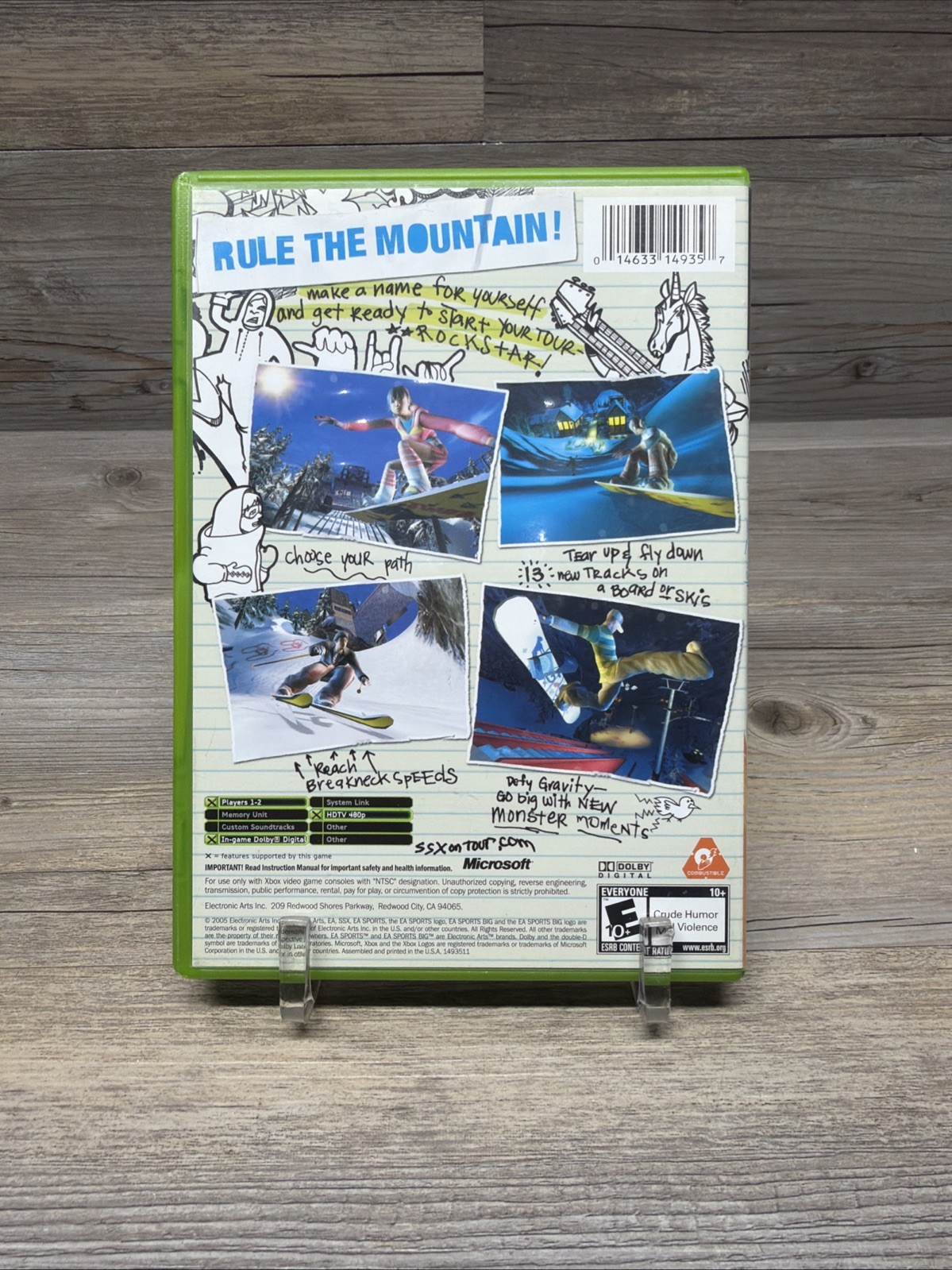 SSX On Tour (Microsoft Xbox, 2005) CIB Complete Tested READ !!!!!!!