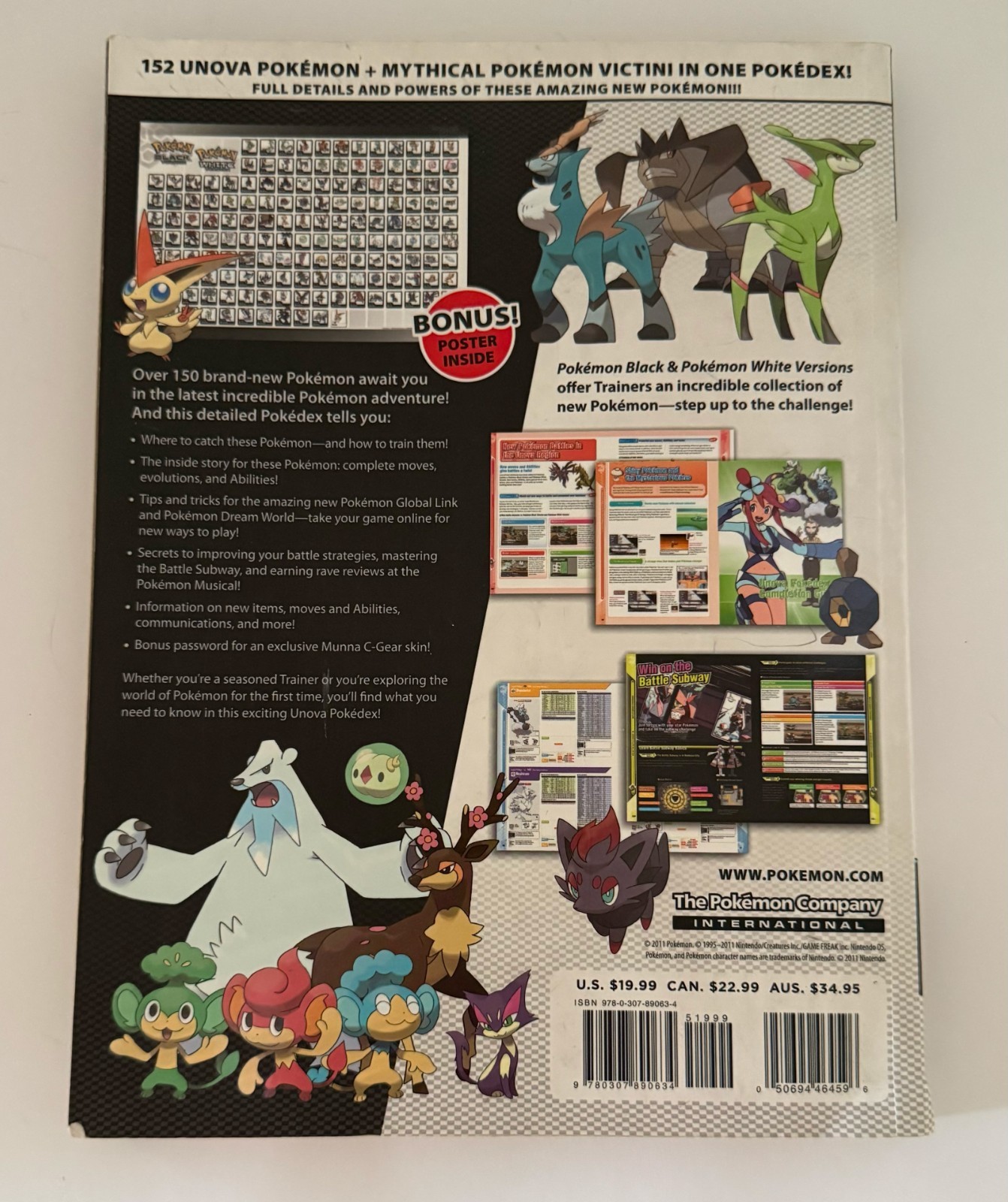 The Official Unova Pokedex Guide Volume 2 Pokemon Black & Pokemon White Version