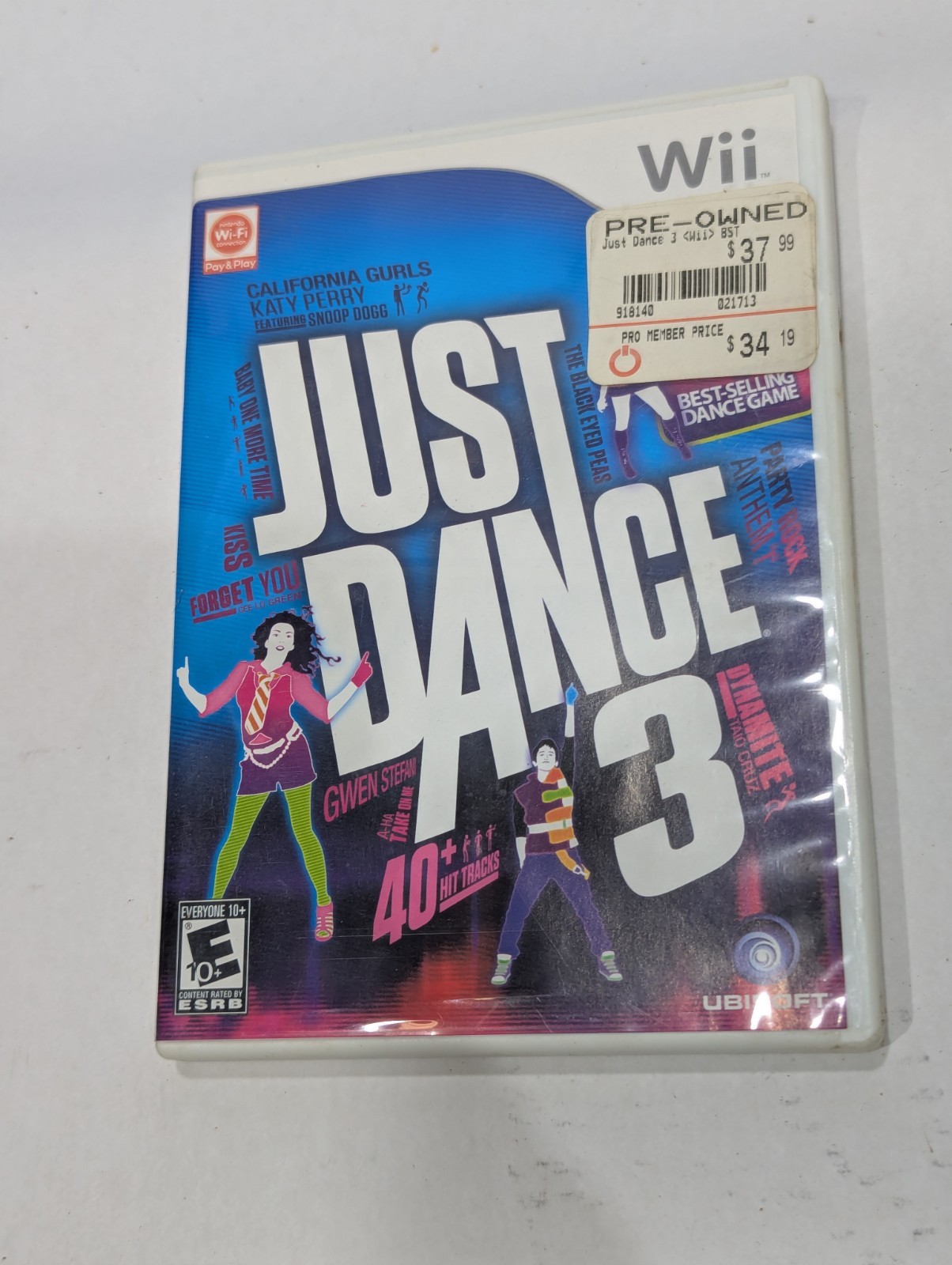 Lot of 6 Nintendo Wii Games Just Dance 1,2,3,4, 2014, Hip Hop Dance Experience