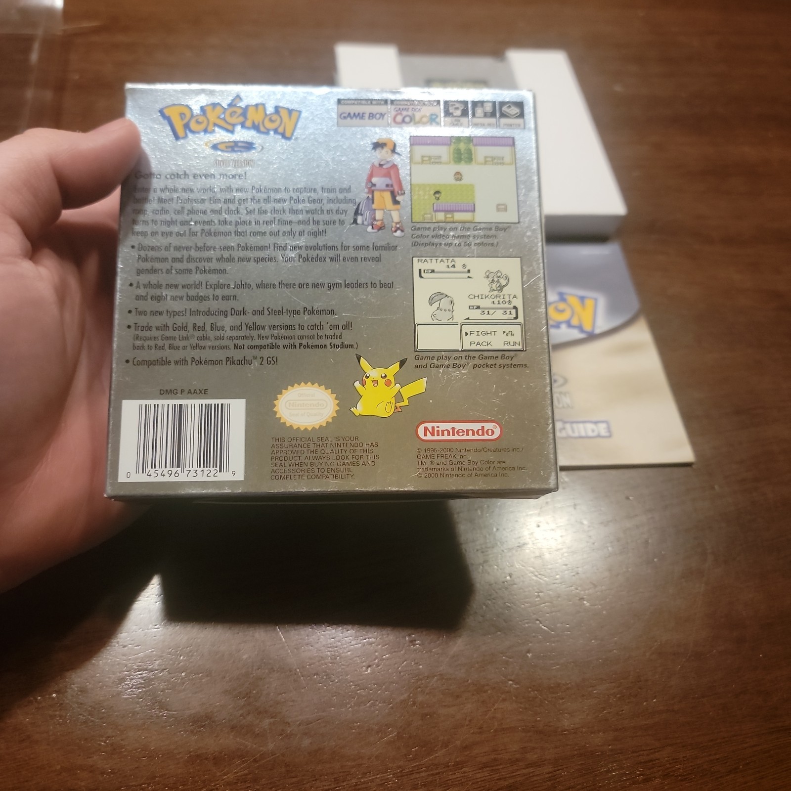 Pokemon Silver (Nintendo Gameboy Color, 2000) Complete CIB – Tested – Authentic